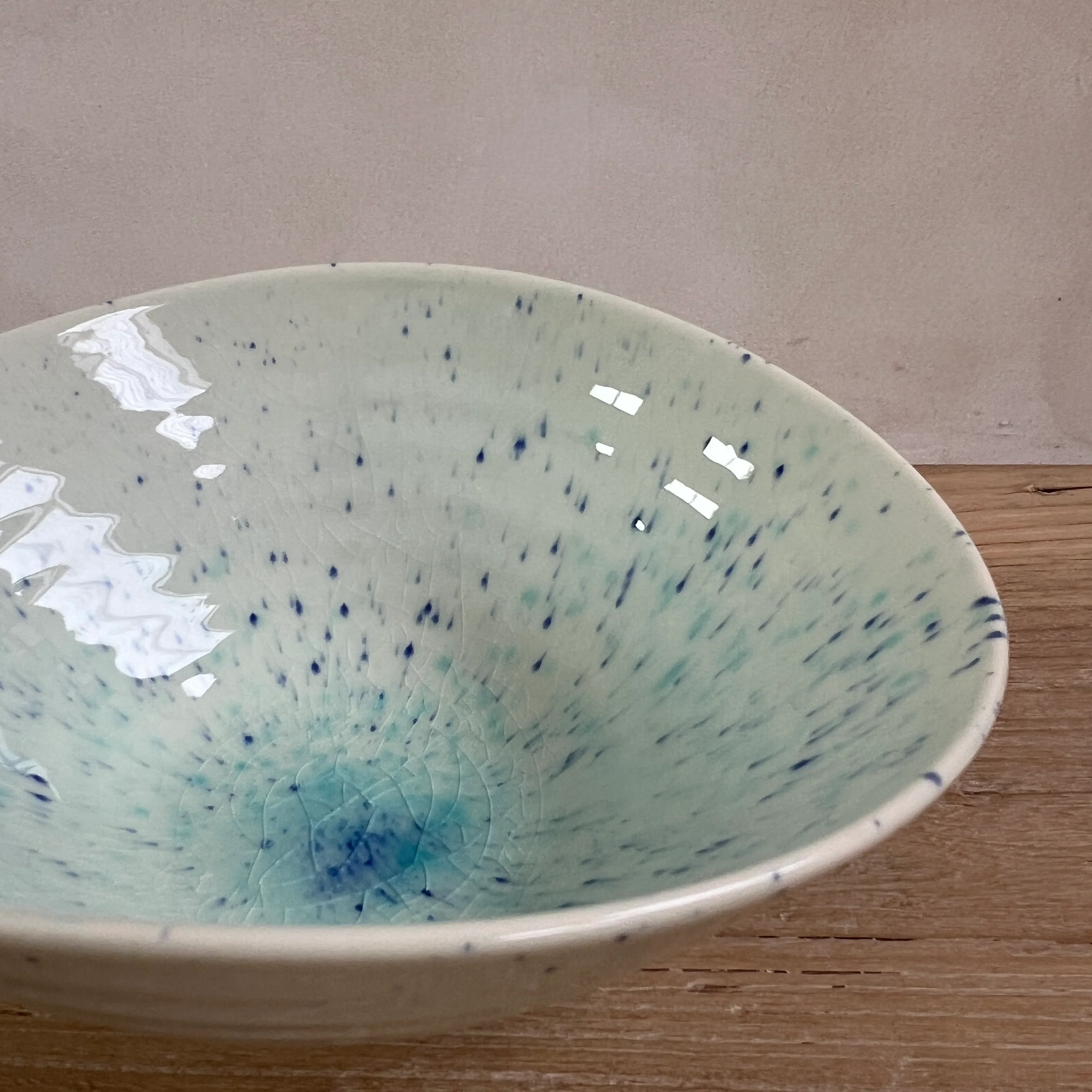 Large Serving Bowl Speckle Glaze | Brindle - Image 7