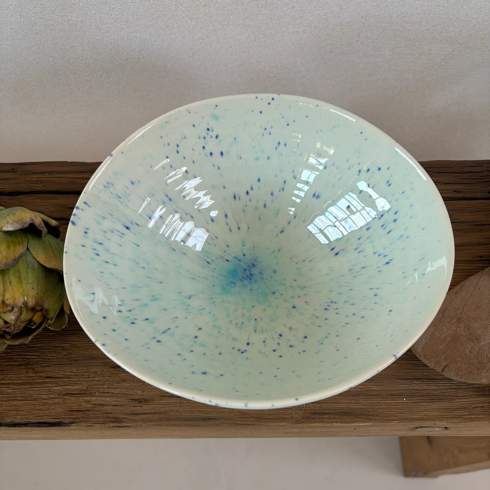 Large Serving Bowl Speckle Glaze | Brindle - Image 8