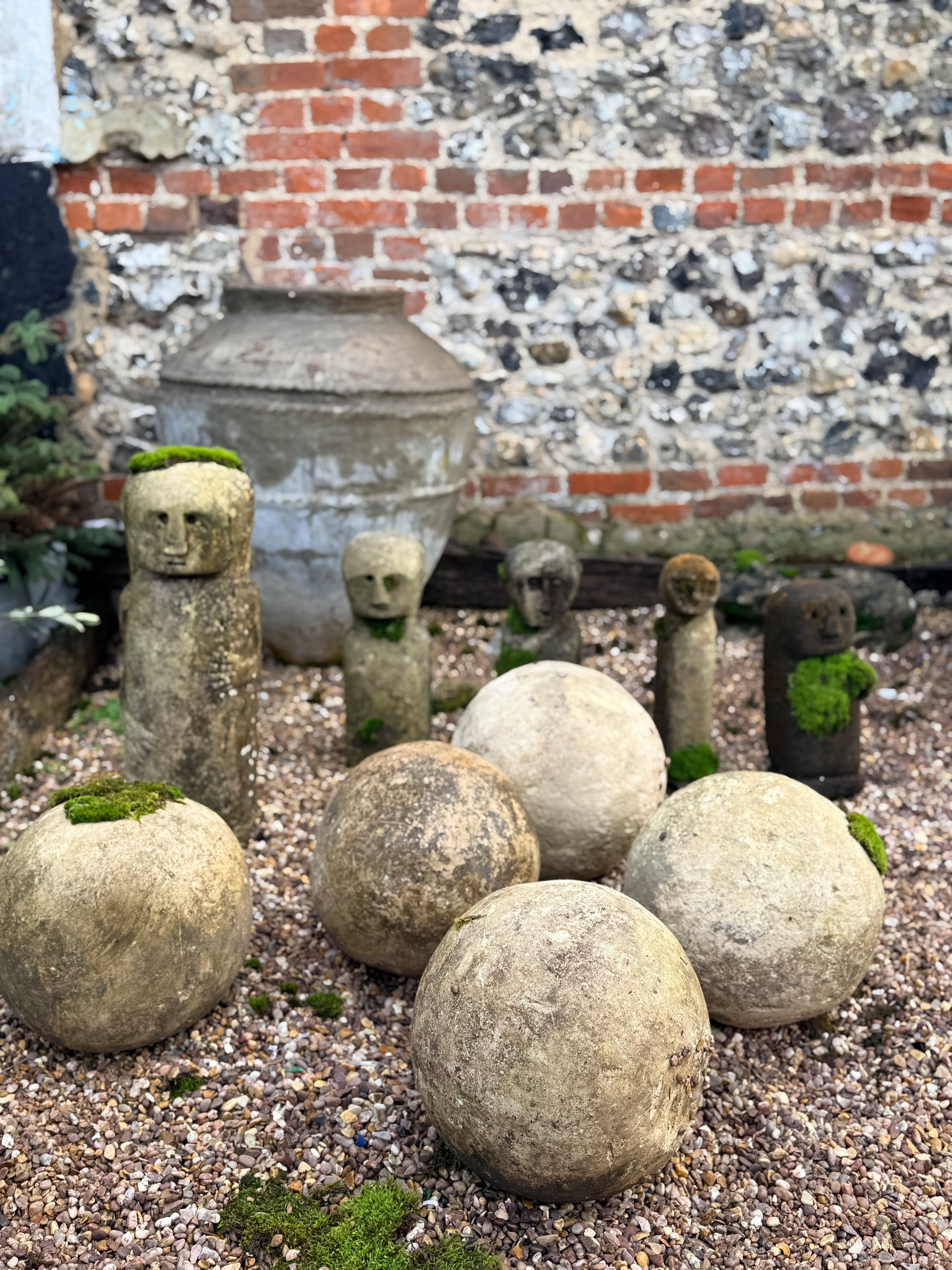 Large Solid Sandstone Decorative garden spheres - Image 2