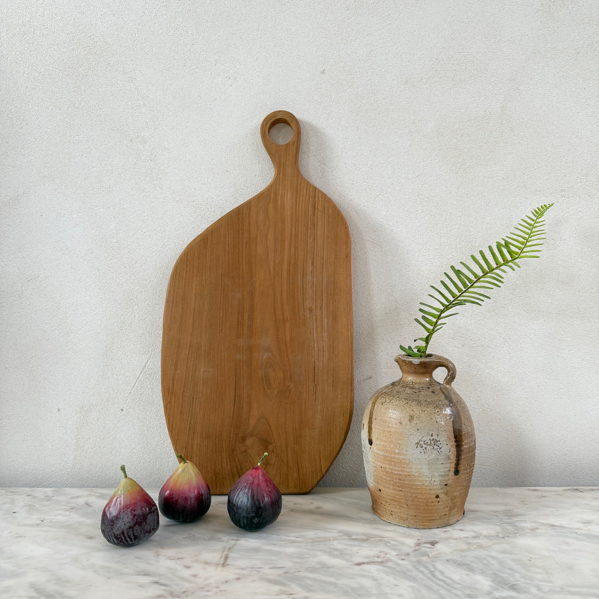 Large Teak Asymmetric Breadboard - Image 2