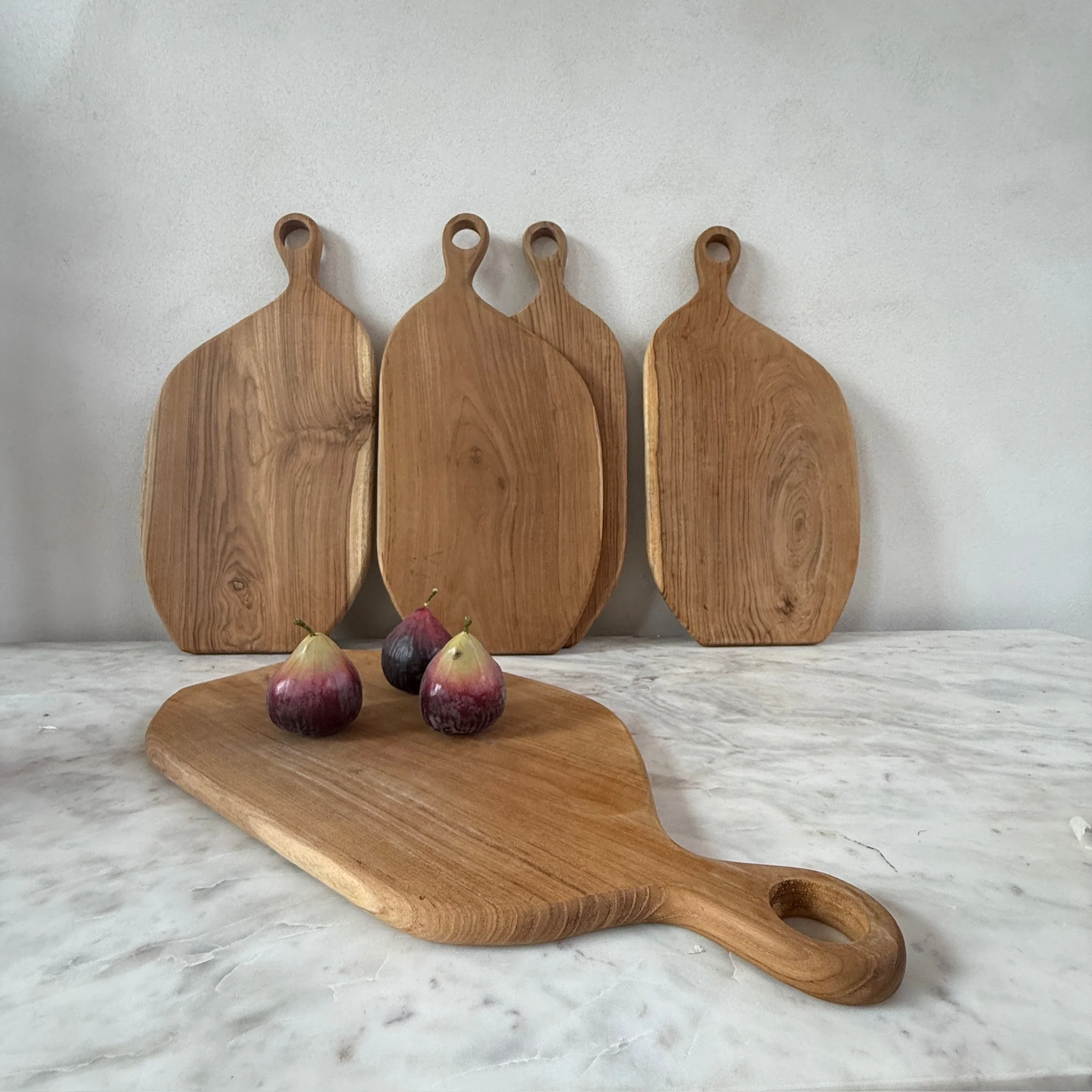 Large Teak Asymmetric Breadboard - Image 7