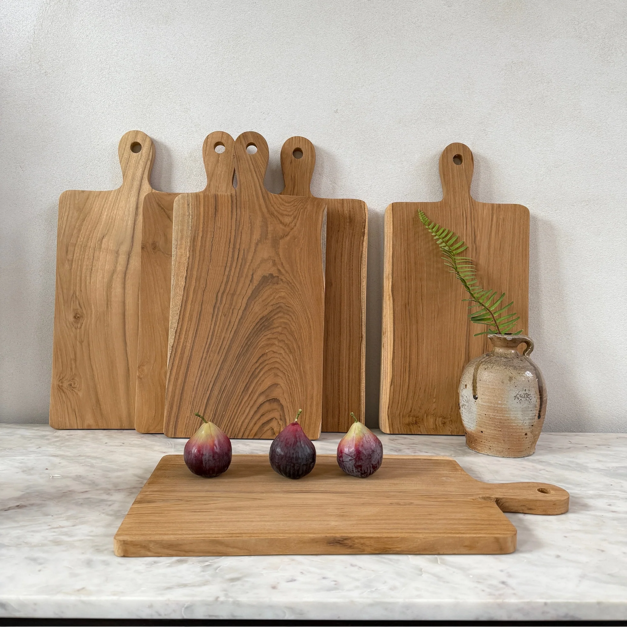 Large Teak Rectangular Breadboard
