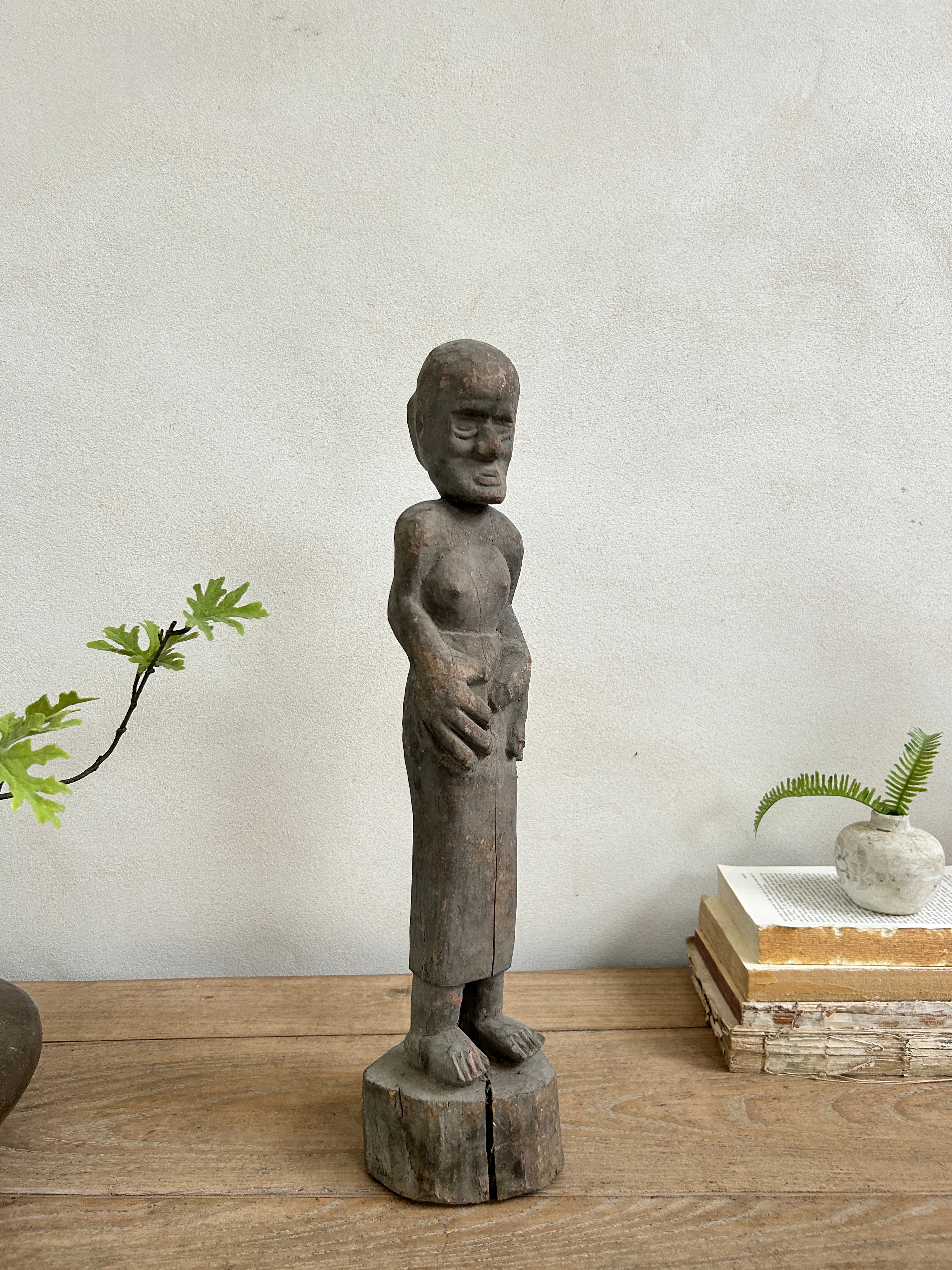 Large wooden antique sumba statues | Wayan - Image 7