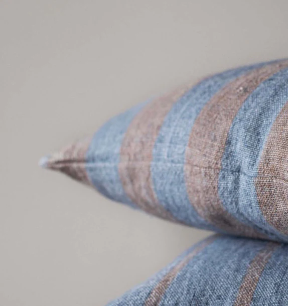 Linen cushion wide stripe | 50x50 Pascale - Image 3