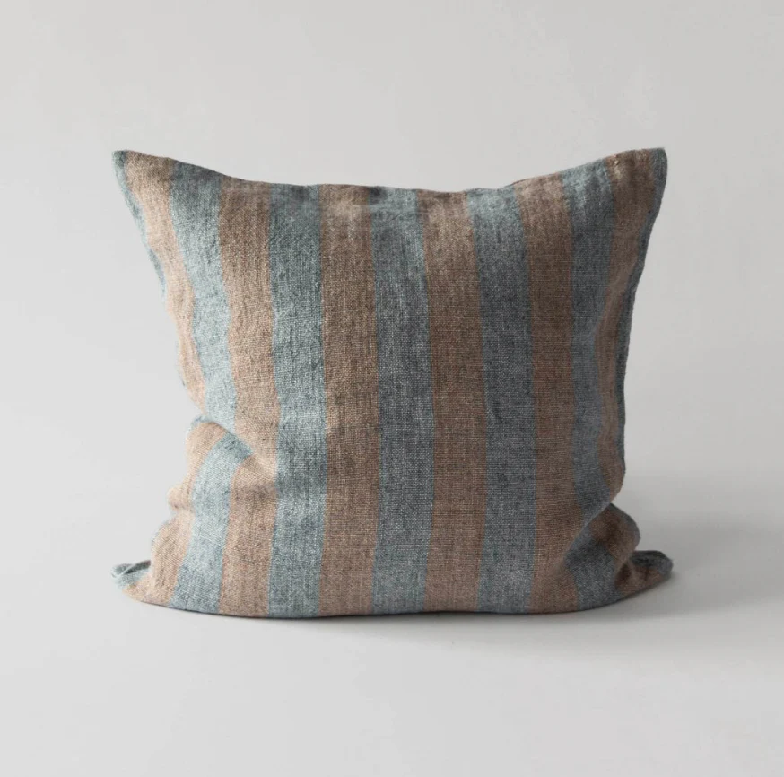 Linen cushion wide stripe | 50x50 Pascale - Image 5