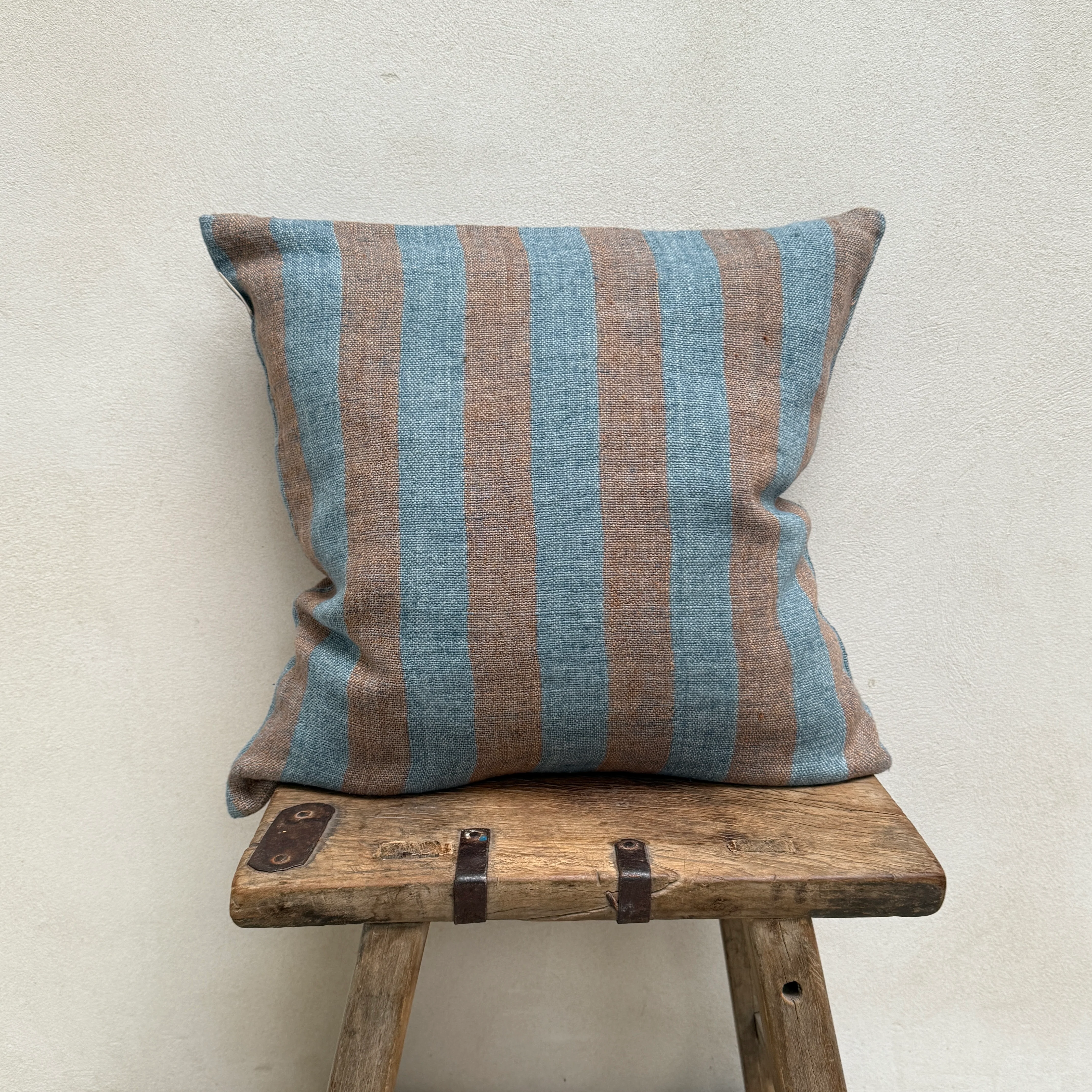 Linen cushion wide stripe | 50x50 Pascale - Image 6