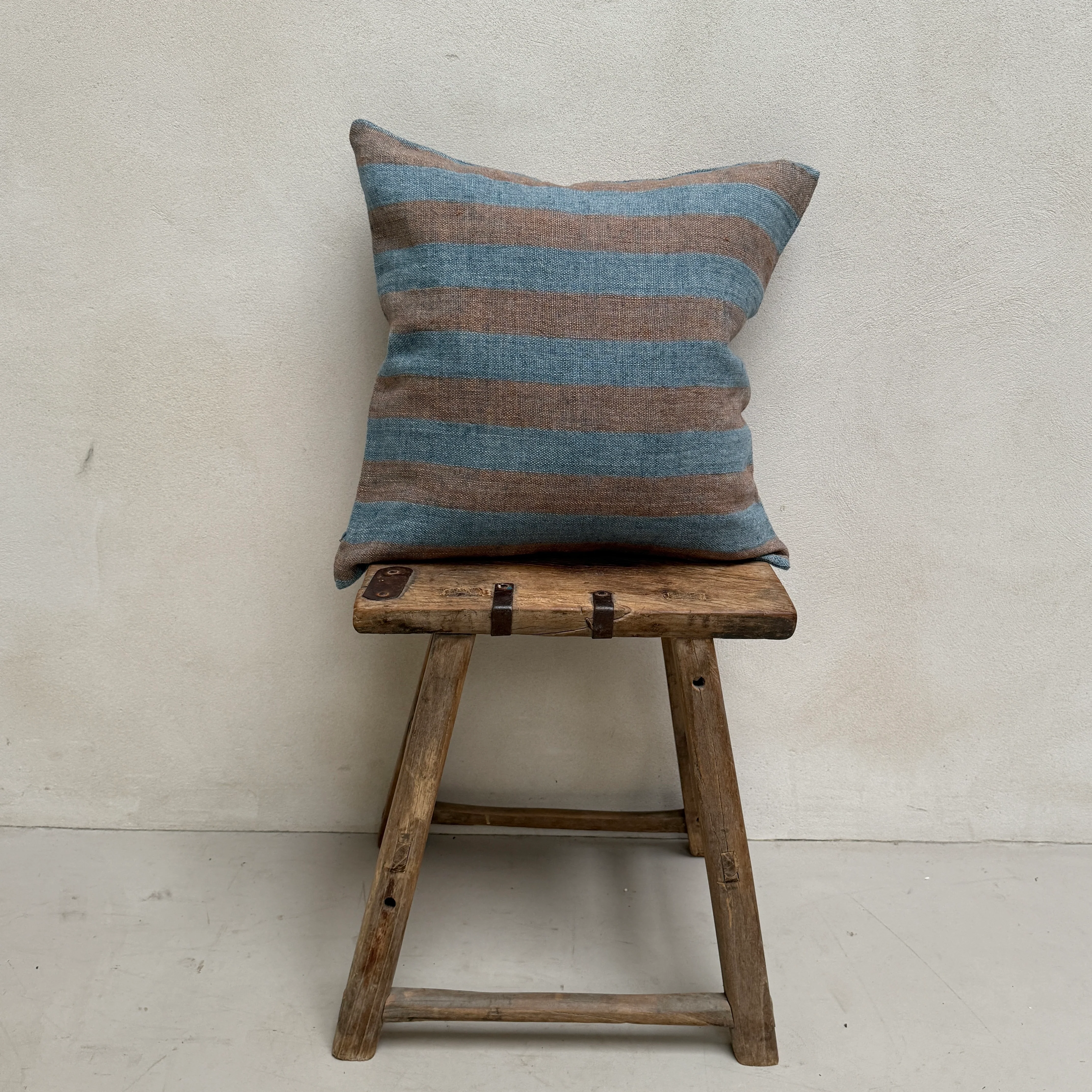 Linen cushion wide stripe | 50x50 Pascale - Image 7