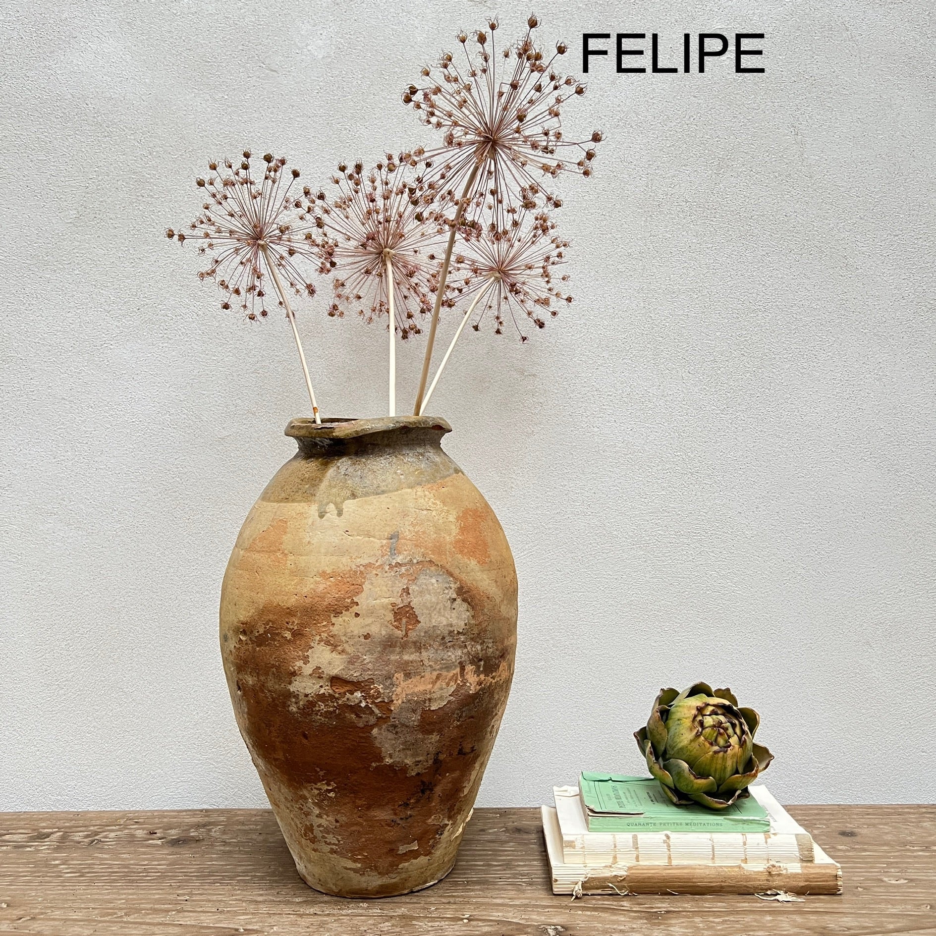 Medium Antique Urns | Olive - Image 10