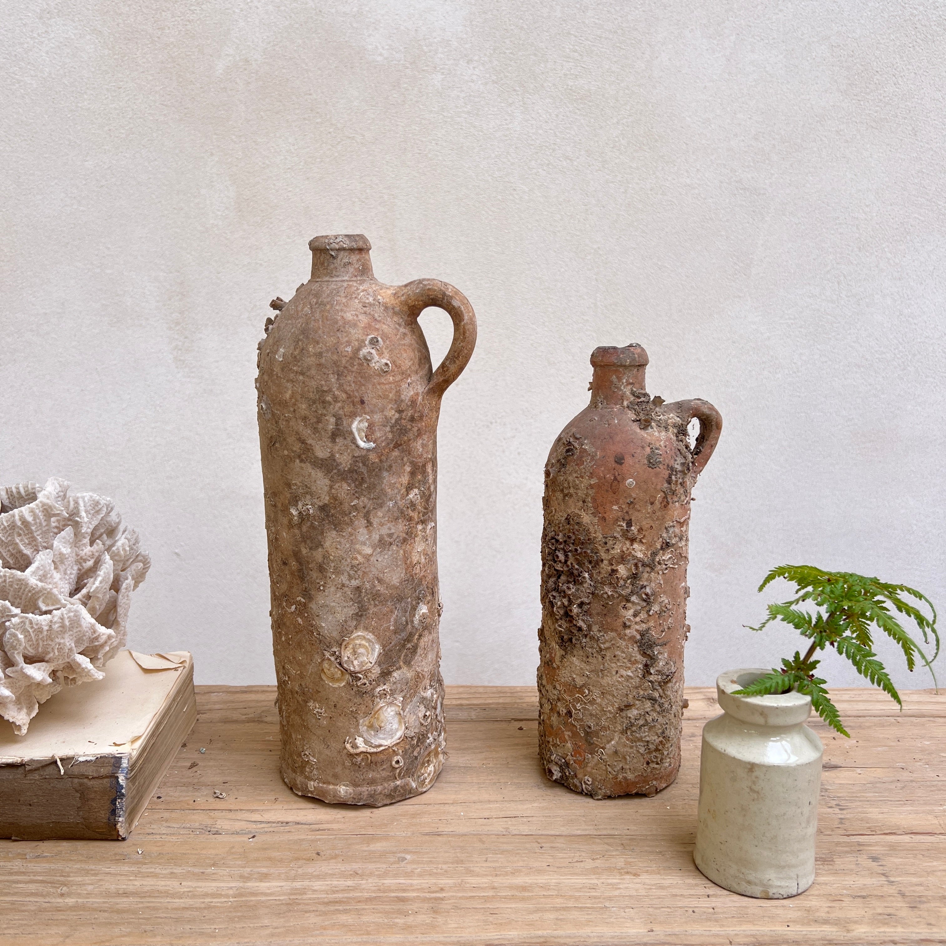Medium Vintage Shipwreck stoneware bottle - Image 7
