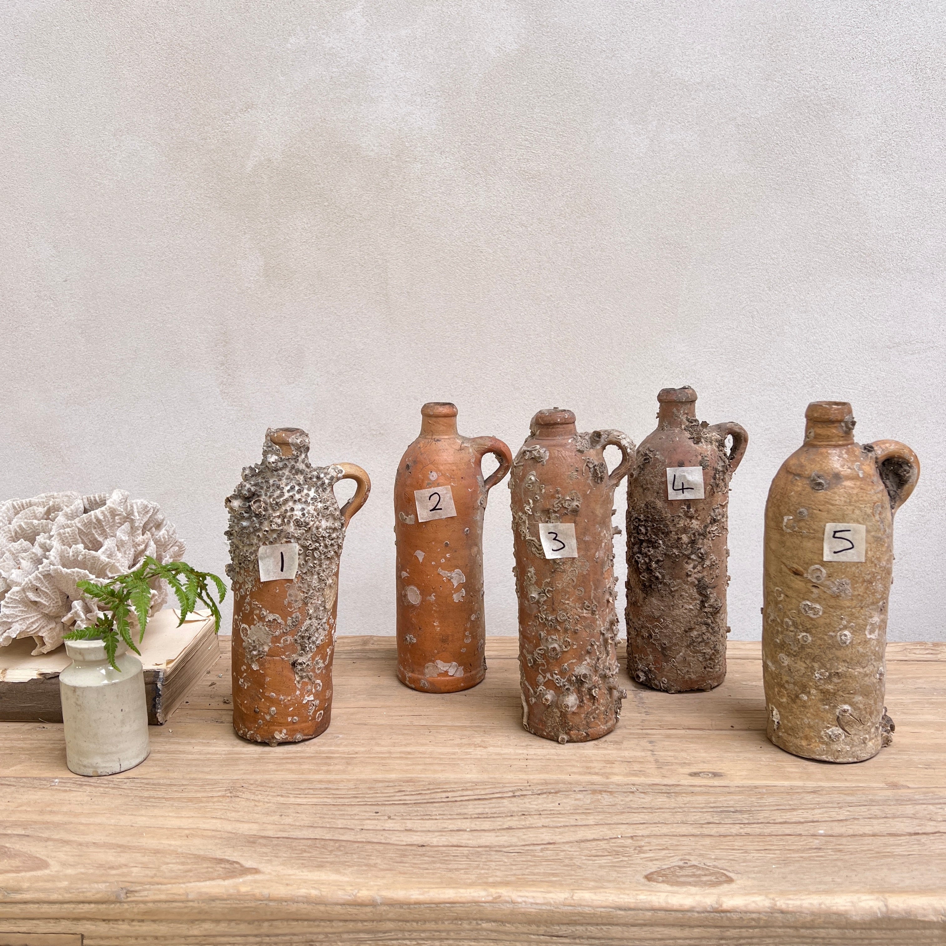Medium Vintage Shipwreck stoneware bottle - Image 8