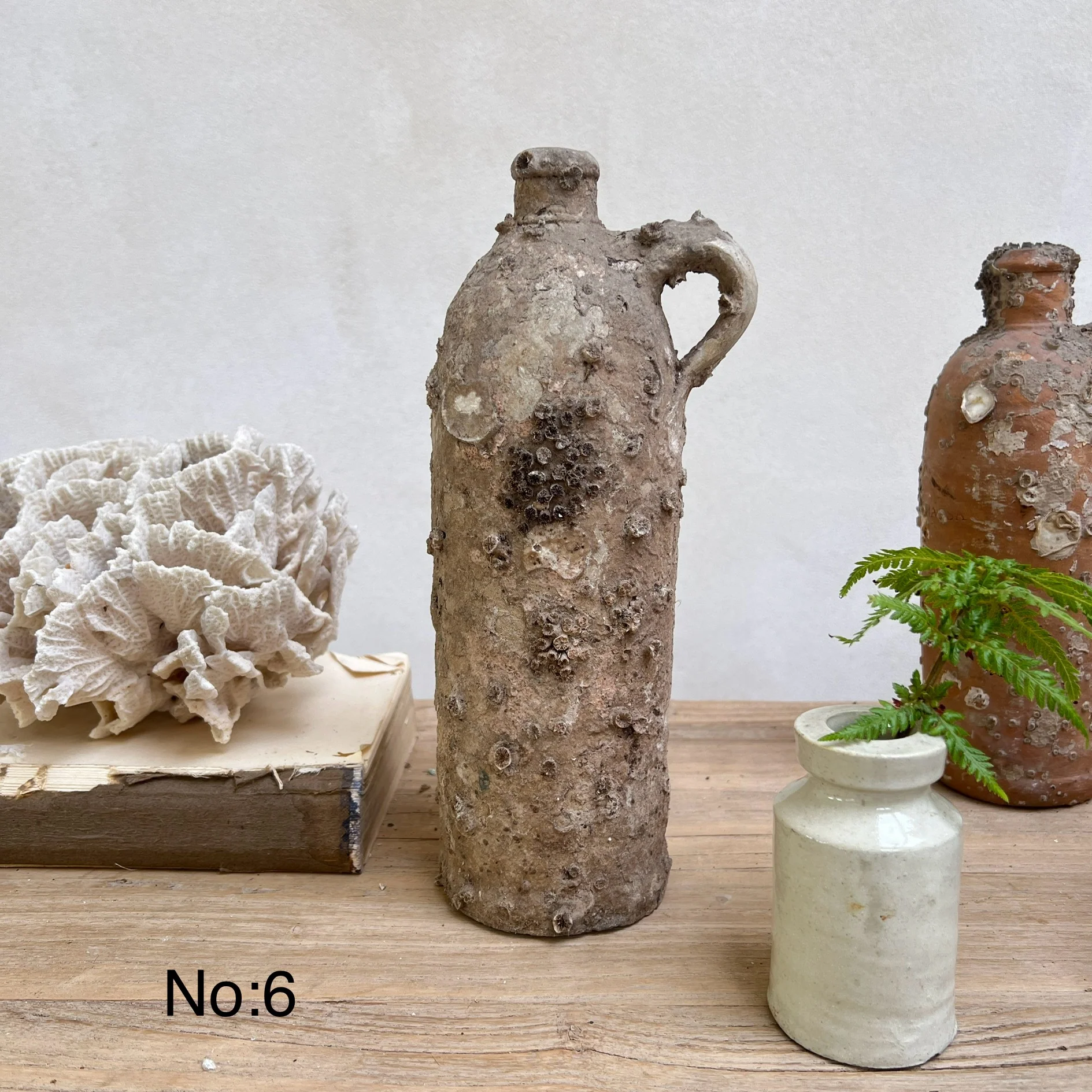 Medium Vintage Shipwreck stoneware bottle - Image 9
