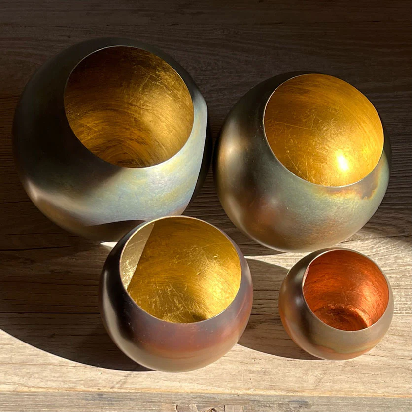 Metal Copper Votive | Medium - Image 3