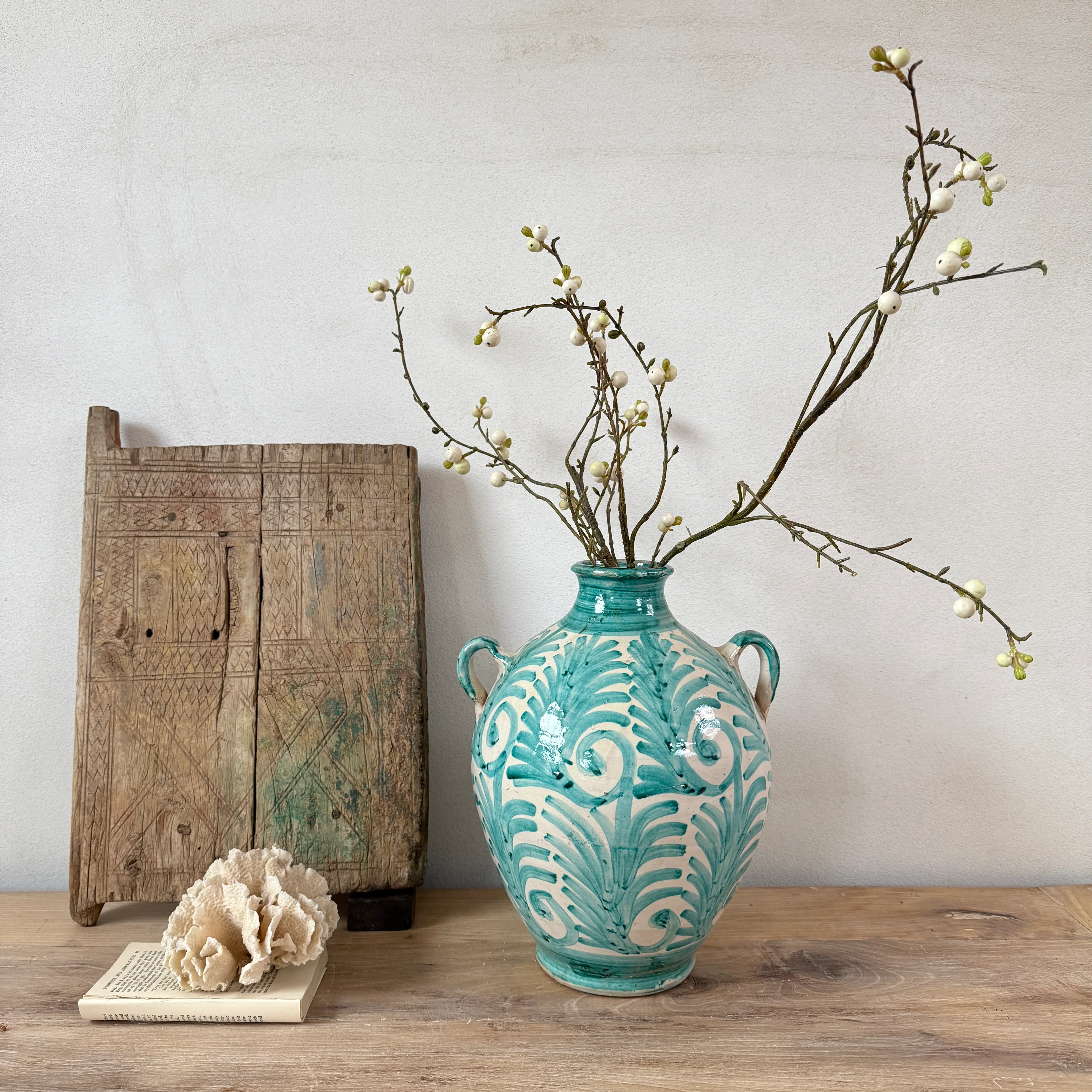 Moroccan large Fez vase
