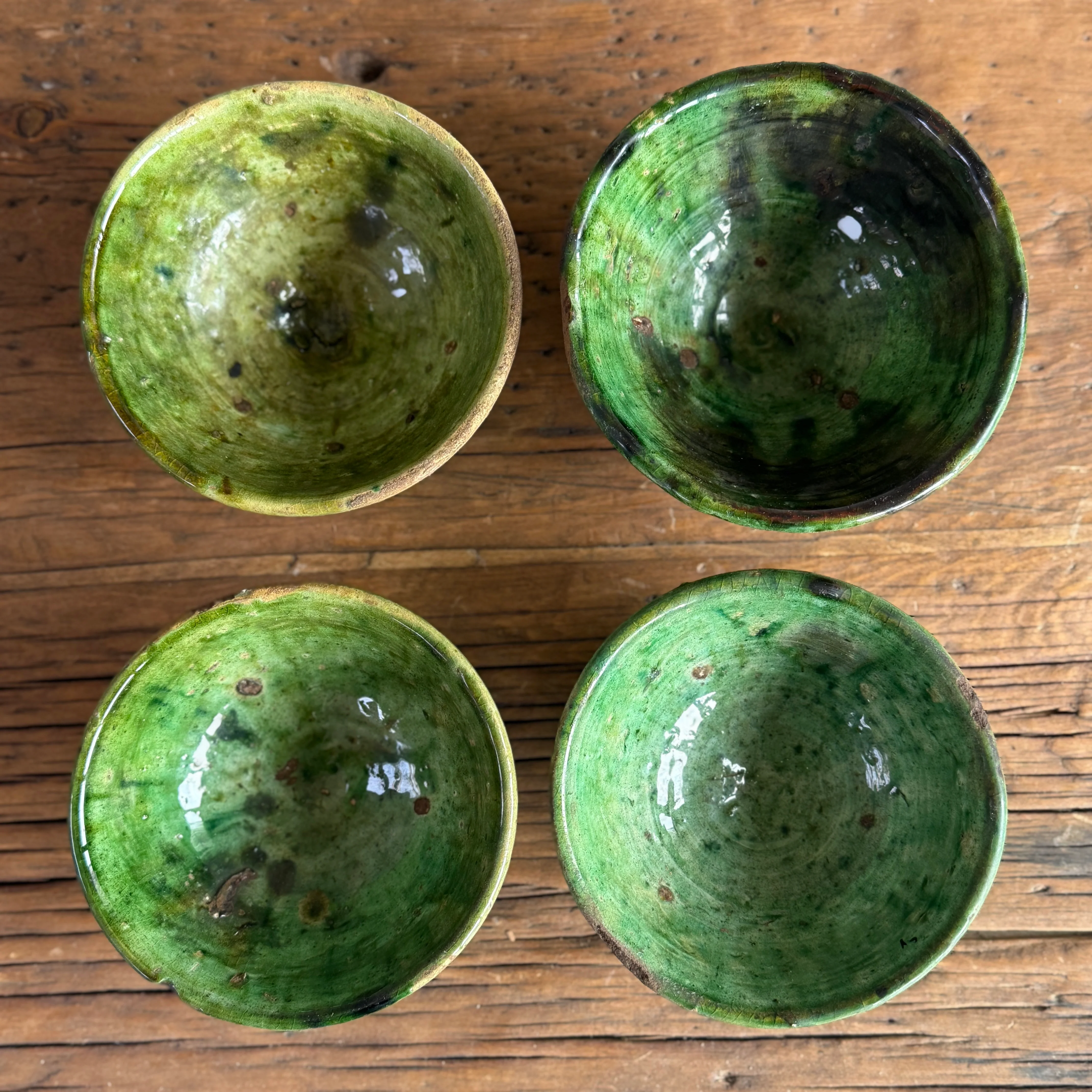 Moroccan Tamegroute Glaze Pottery Bowls - Image 6