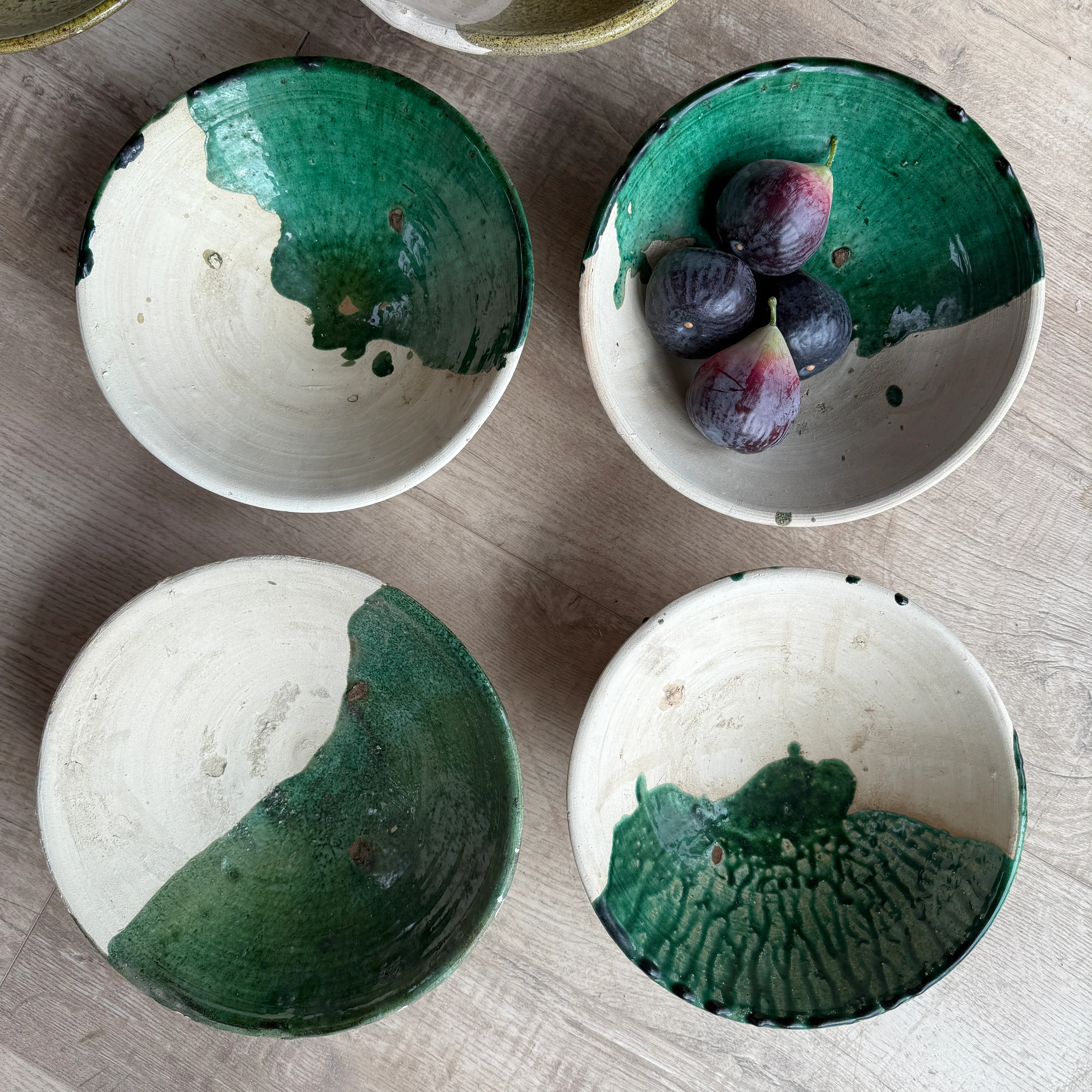 Moroccan Bowl Green Glazed | Natural Unglazed - Image 10