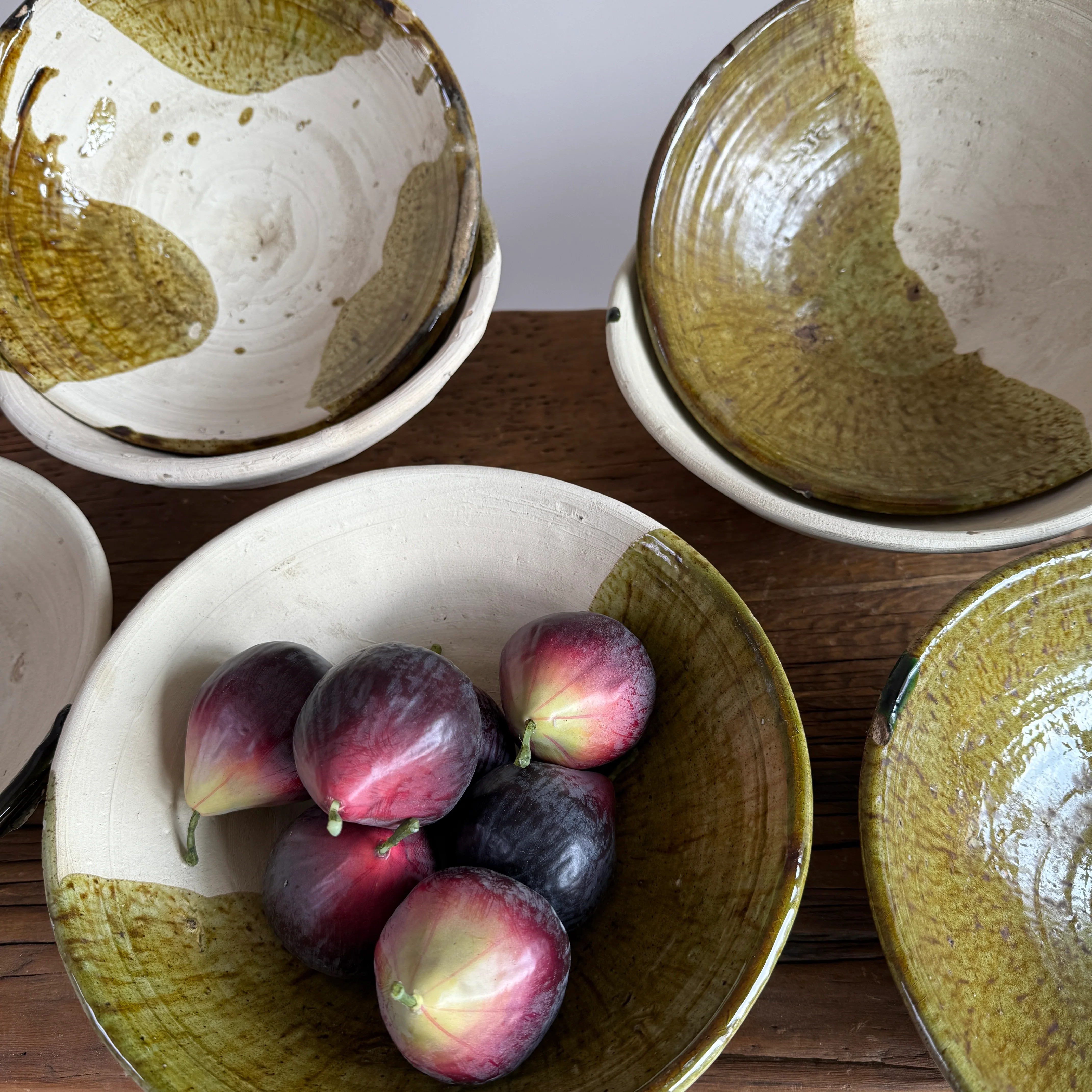 Moroccan Bowl Green Glazed | Natural Unglazed - Image 12
