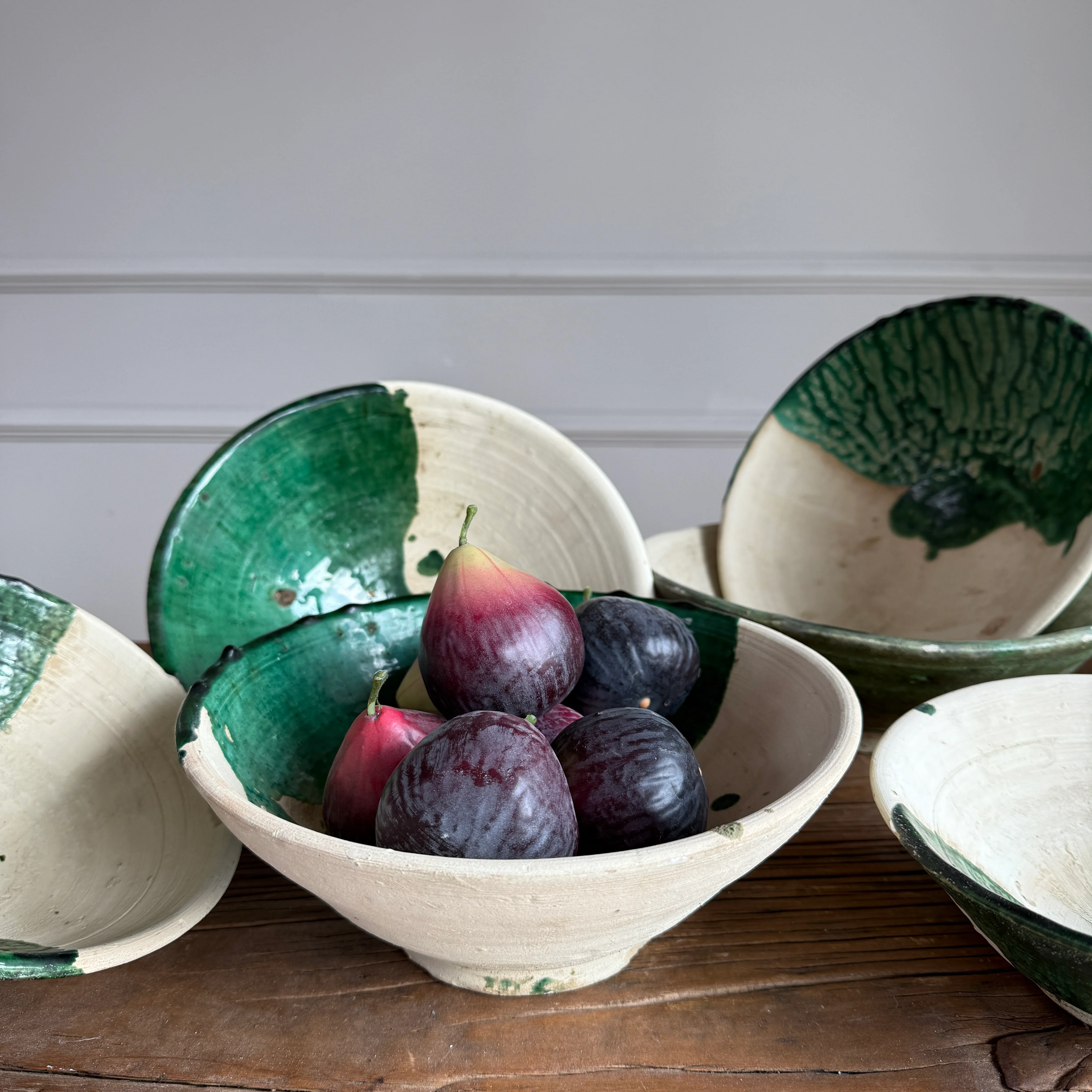 Moroccan Bowl Green Glazed | Natural Unglazed - Image 5