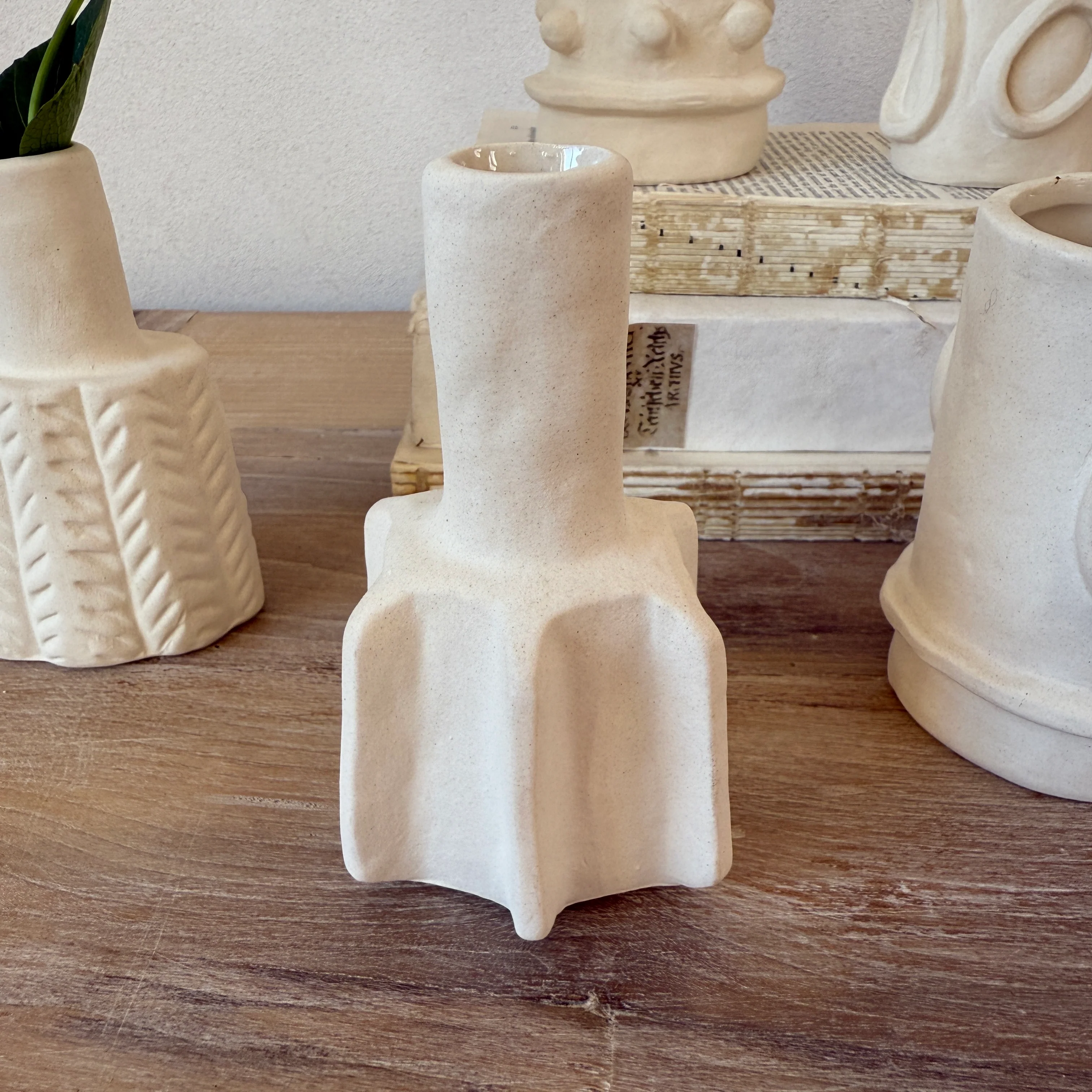 Natural Stoneware Ceramic Vase - Image 3