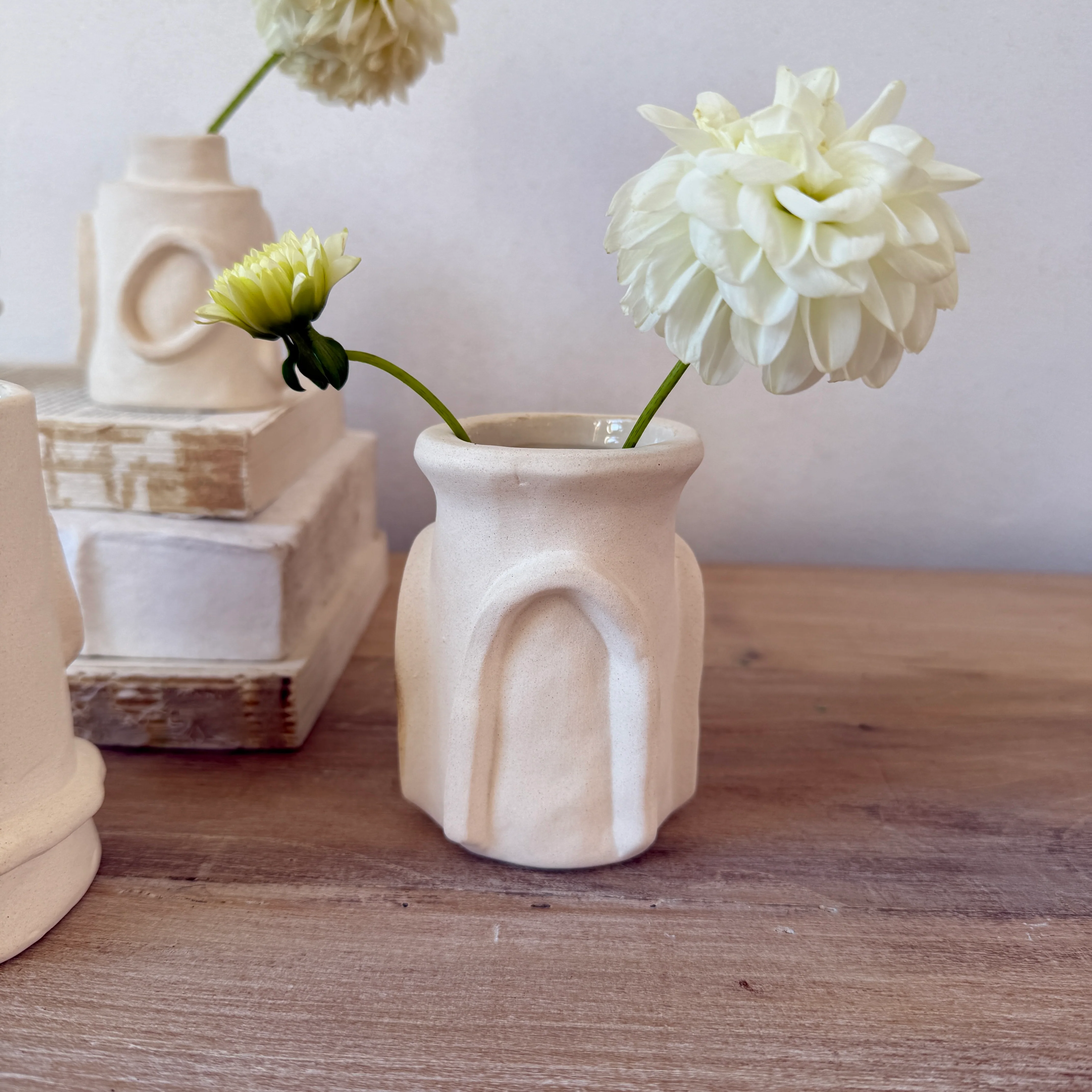 Natural Stoneware Ceramic Vase - Image 5