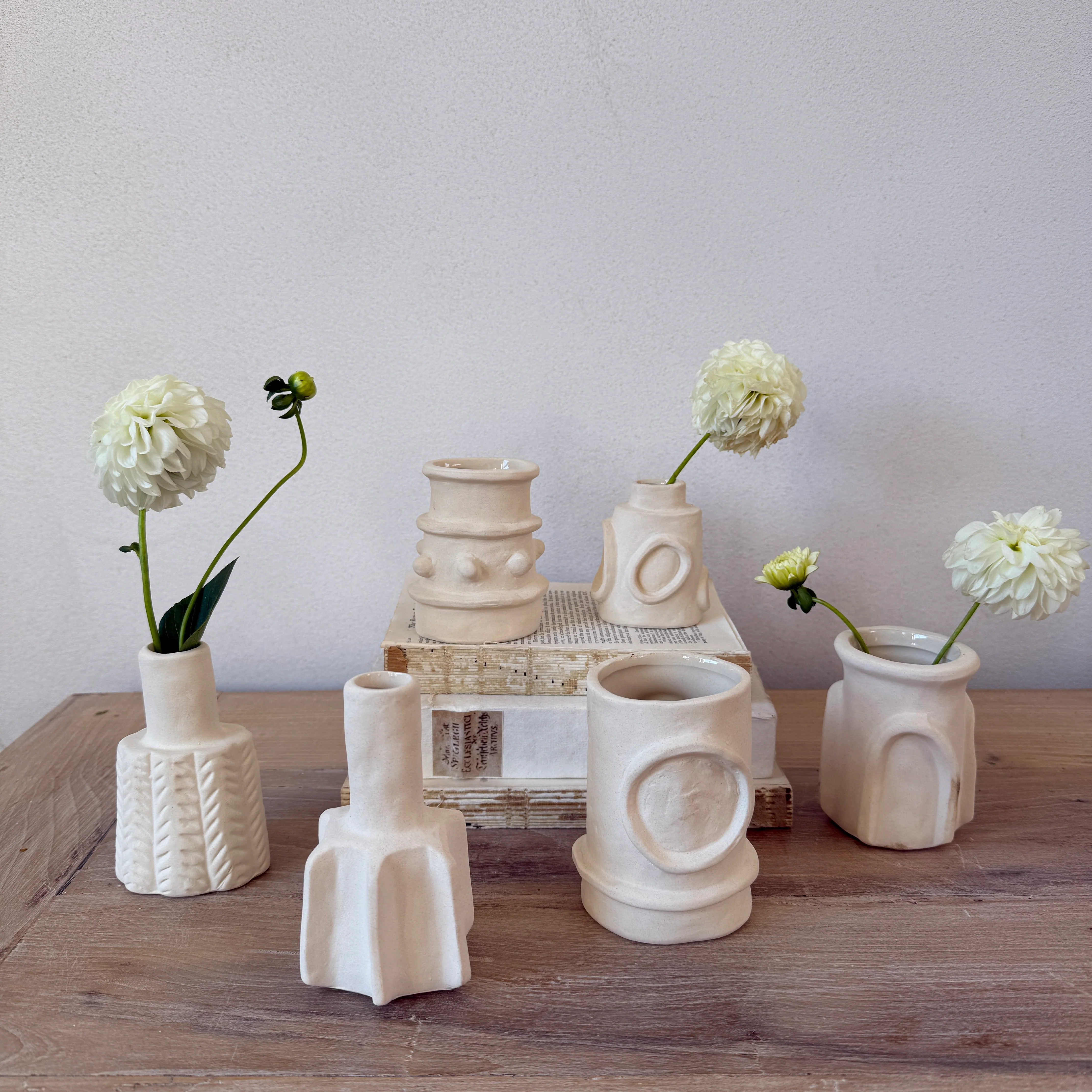 Natural Stoneware Ceramic Vase - Image 7