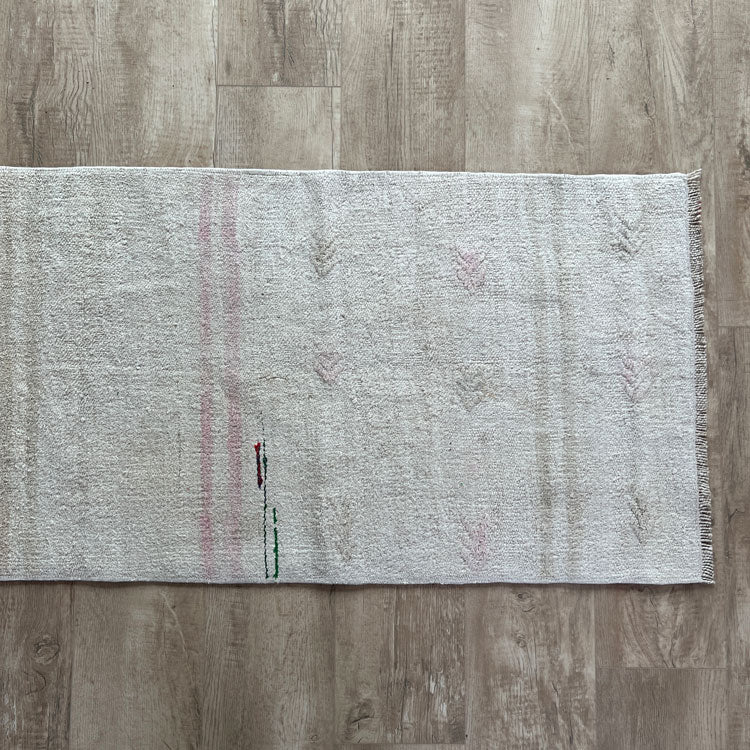 Navajo design vintage linen runner, 67cm x 240cm - Image 5