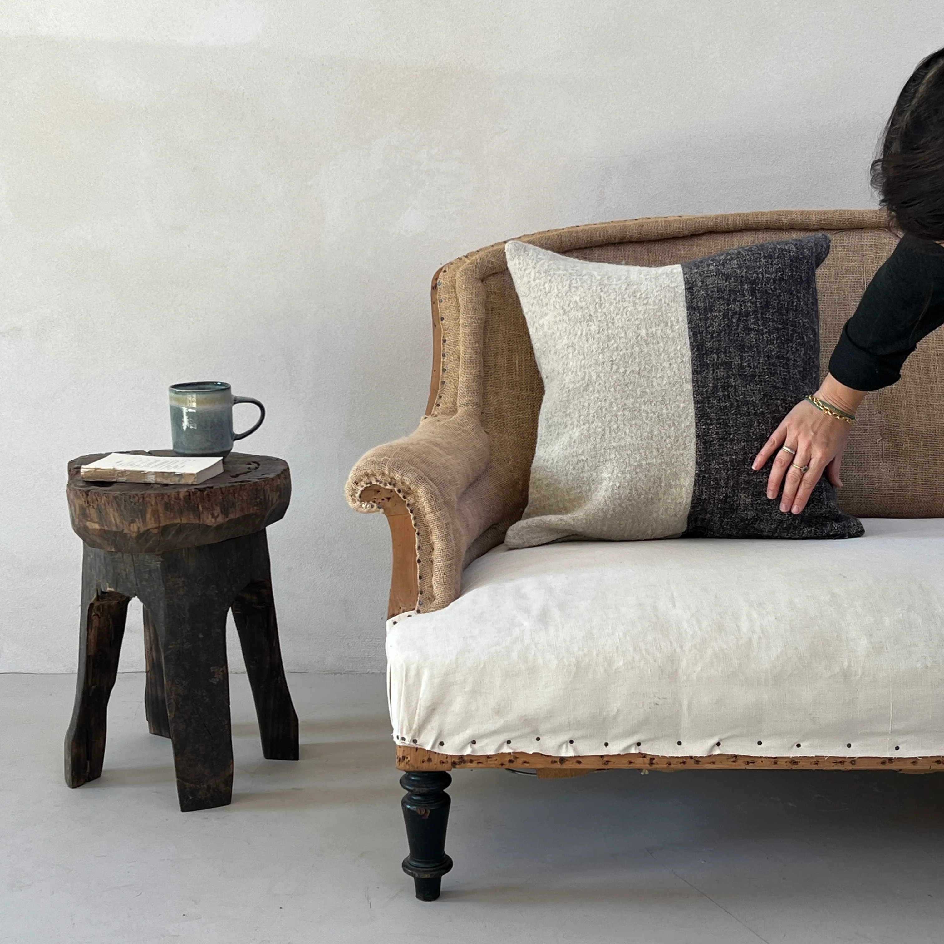 Neutral Woven Cushion Duo - Image 3