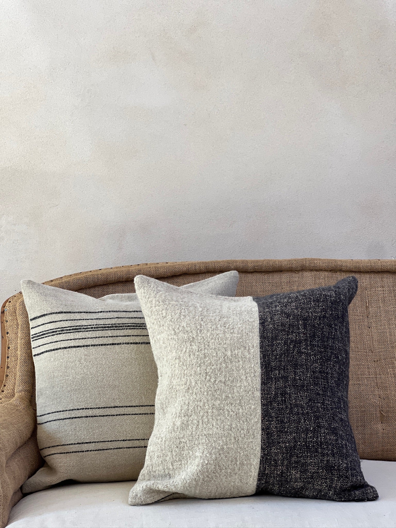 Neutral Woven Cushion Duo - Image 6