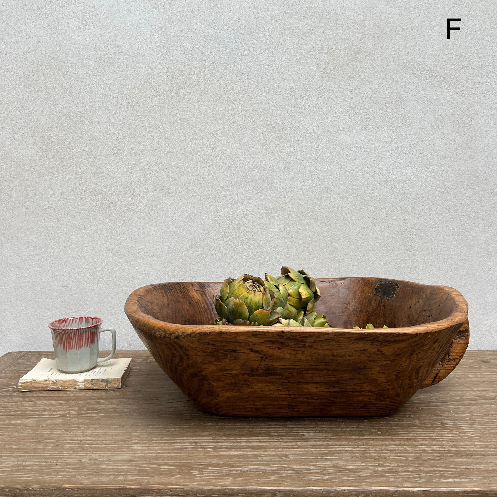 Oblong Antique Dough Bowls - Image 11