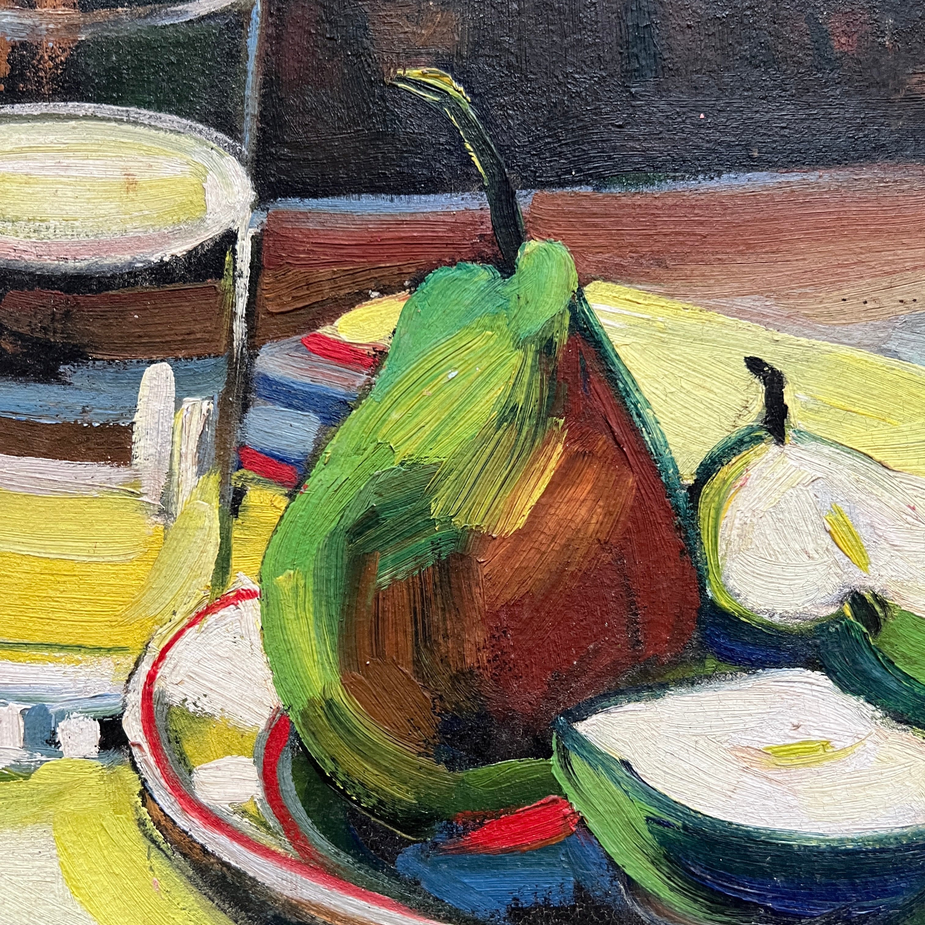 Oil Painting On Board | Petit Dejeuner - Image 5