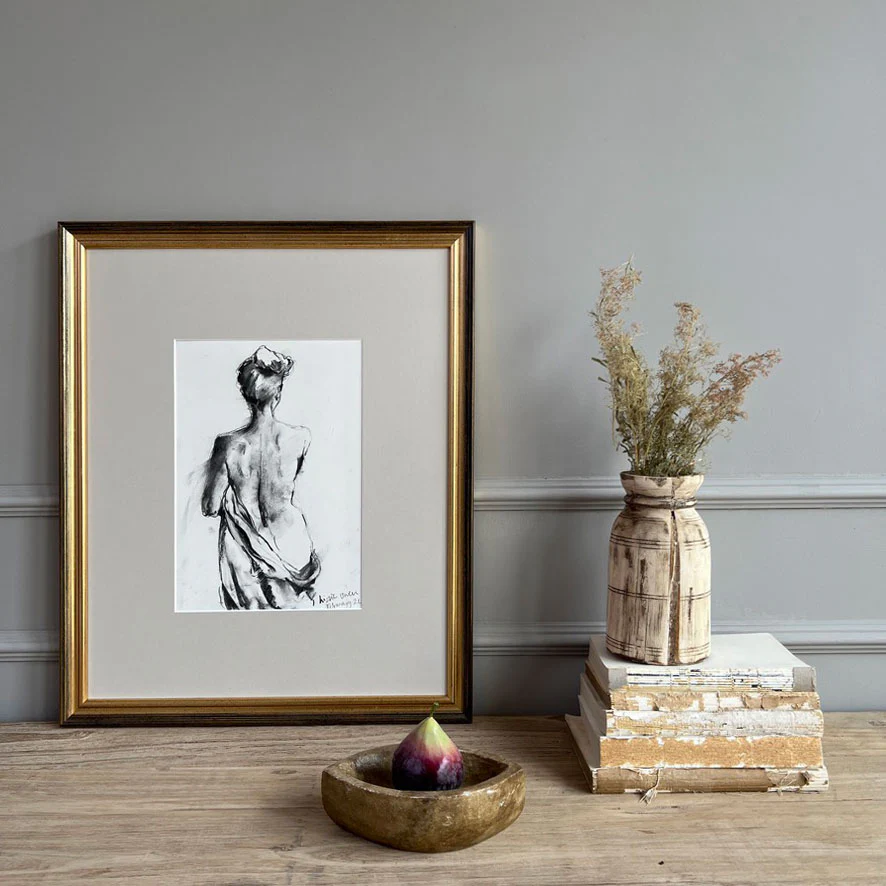 Hand drawn charcoal portrait - Image 8