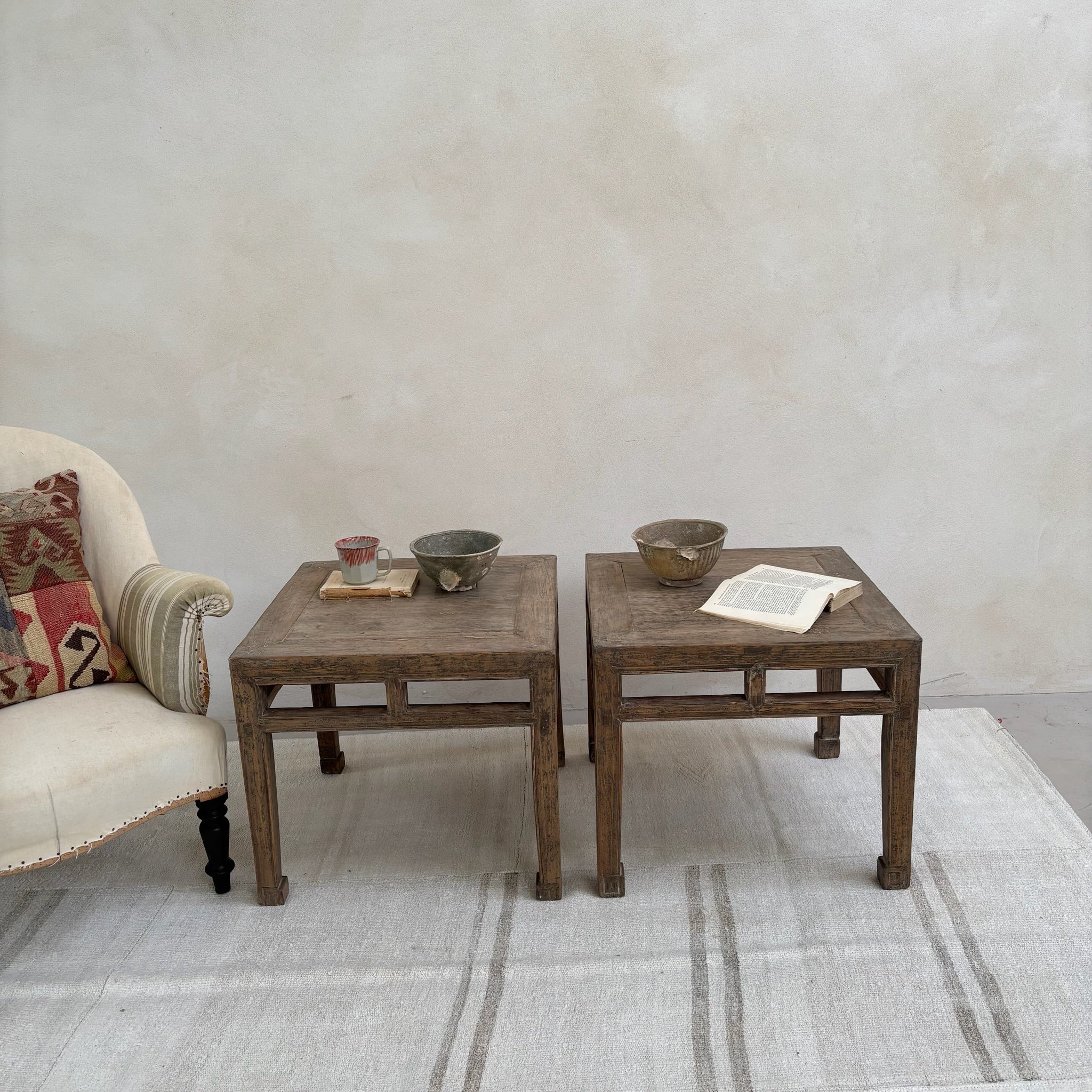 Pair Of Antique Side Tables | Izzy - Image 12