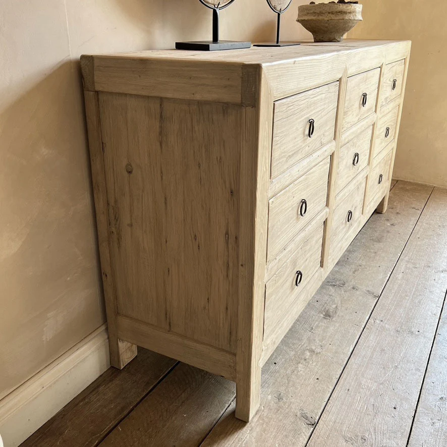 Pale reclaimed multidrawer | Kingham - Image 6