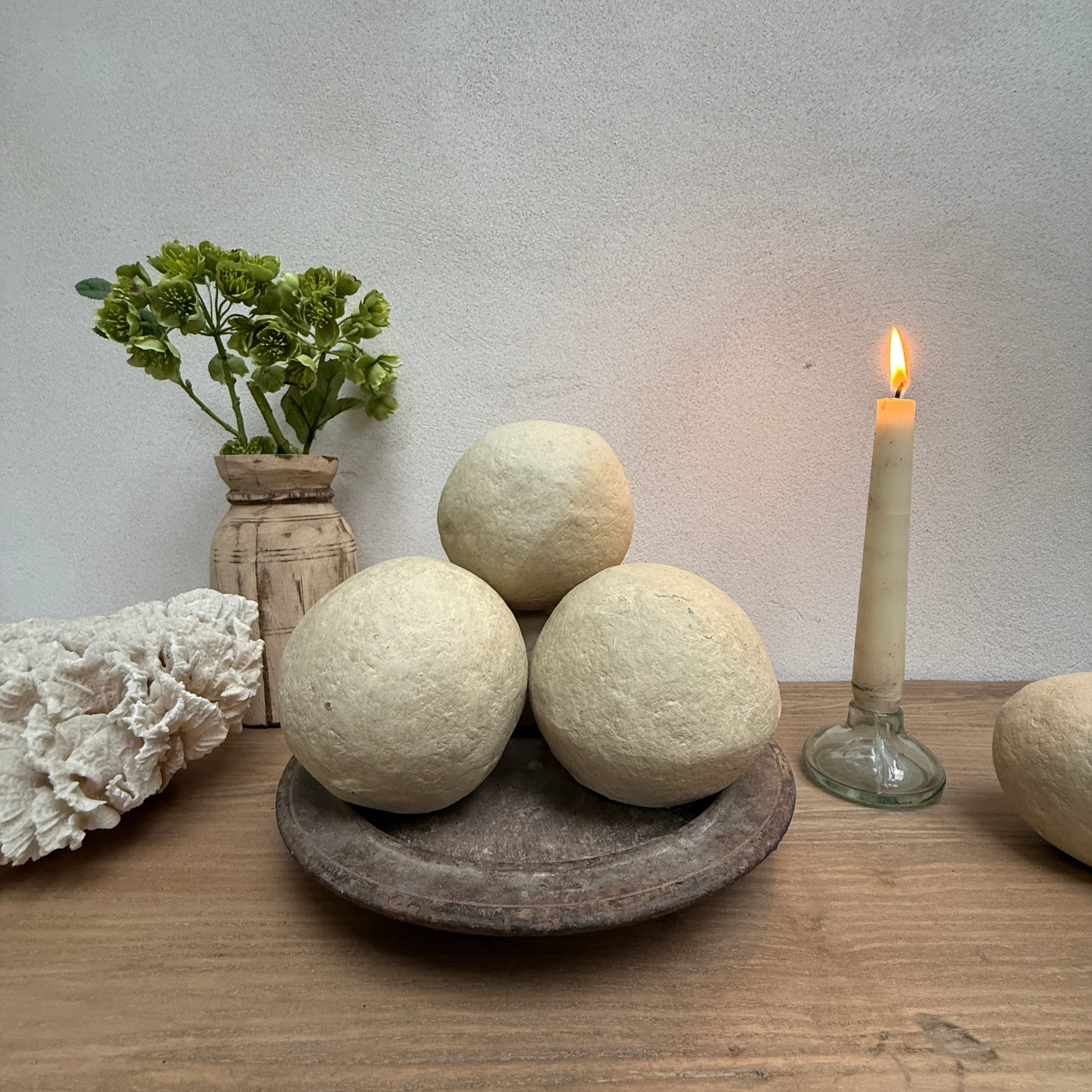 Paper Maché Decorative Sphere - Image 4