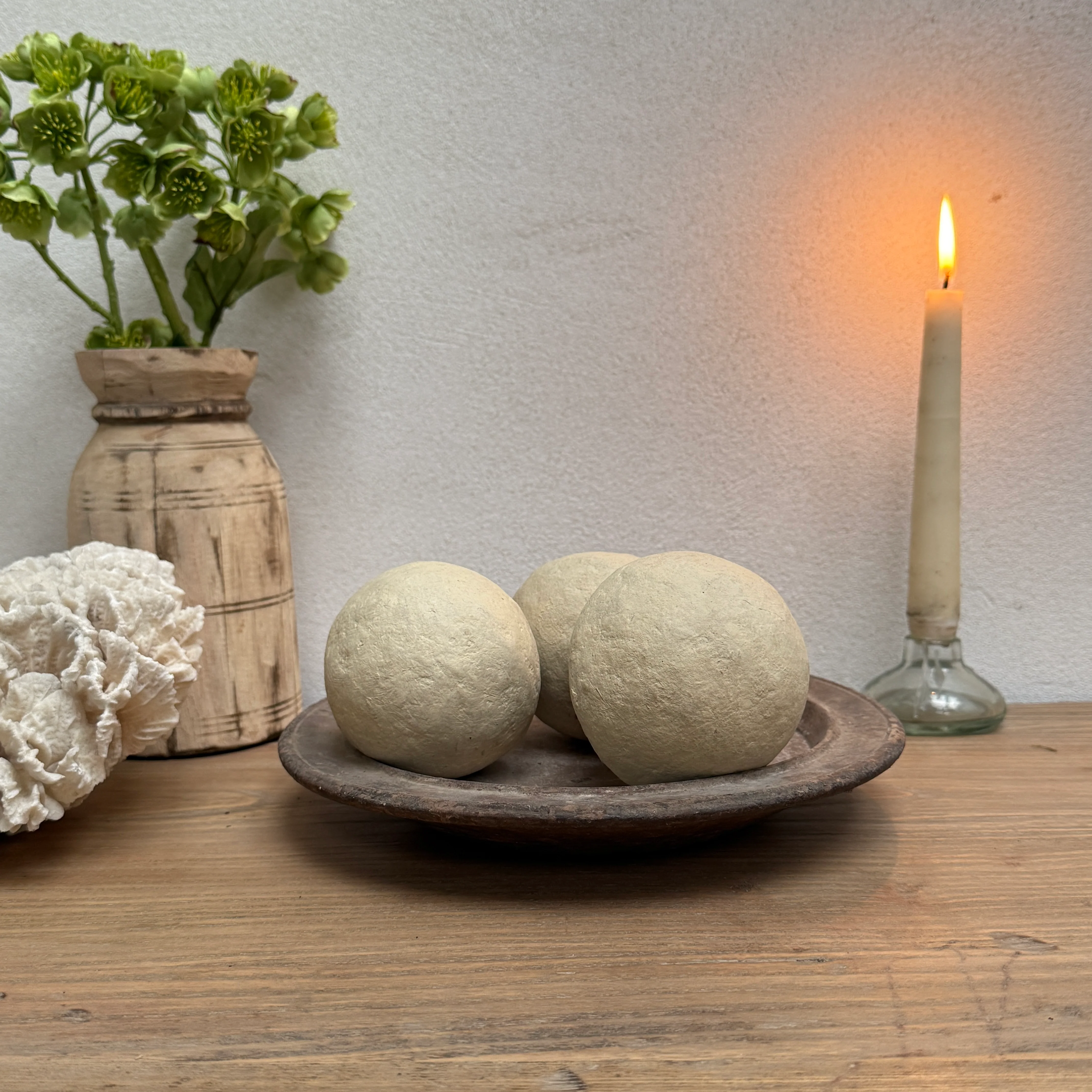 Paper Maché Decorative Sphere - Image 8