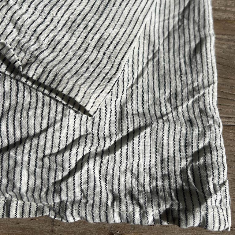 Pinstripe Linen Napkin - Image 3
