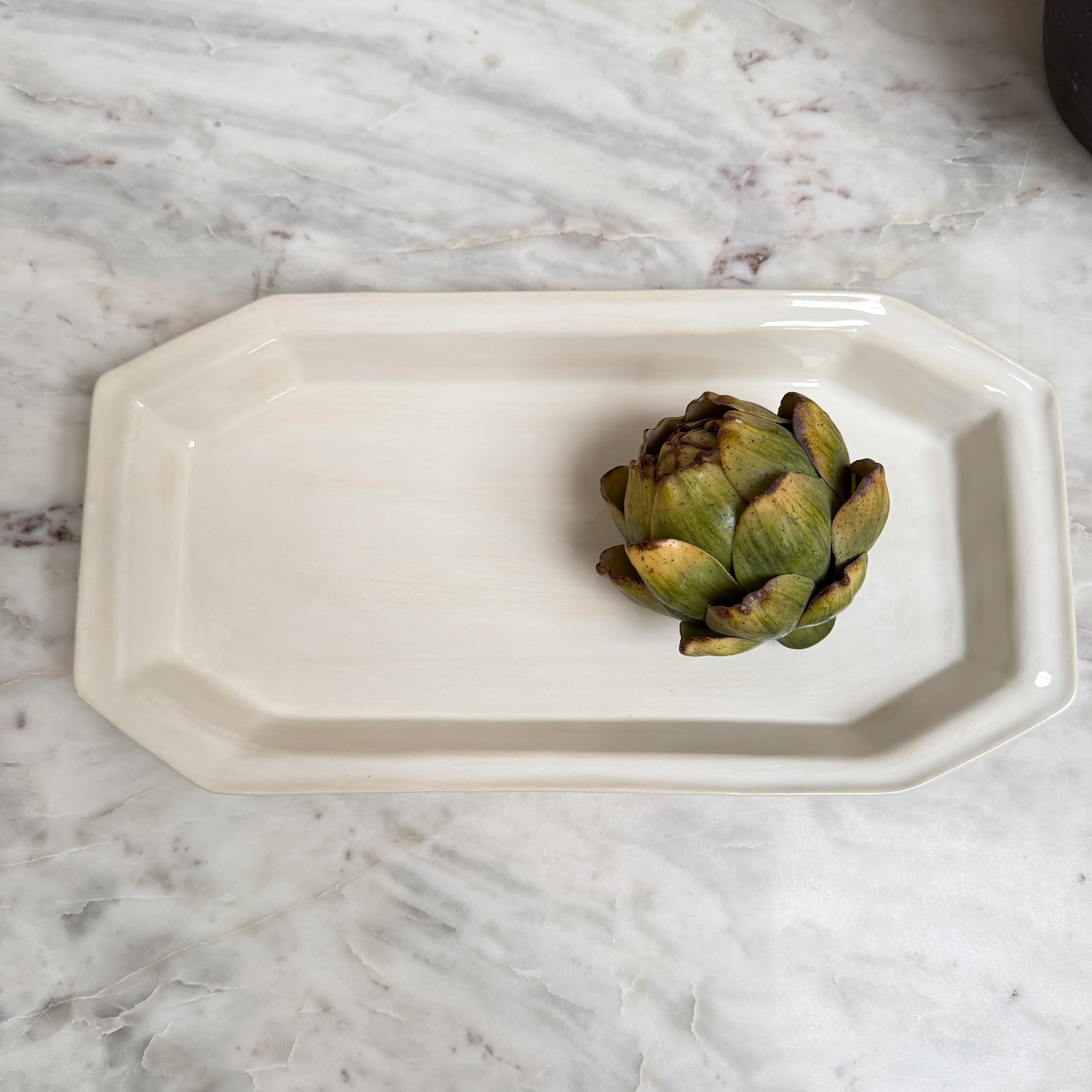 Porcelain serving platter | Florence - Image 3