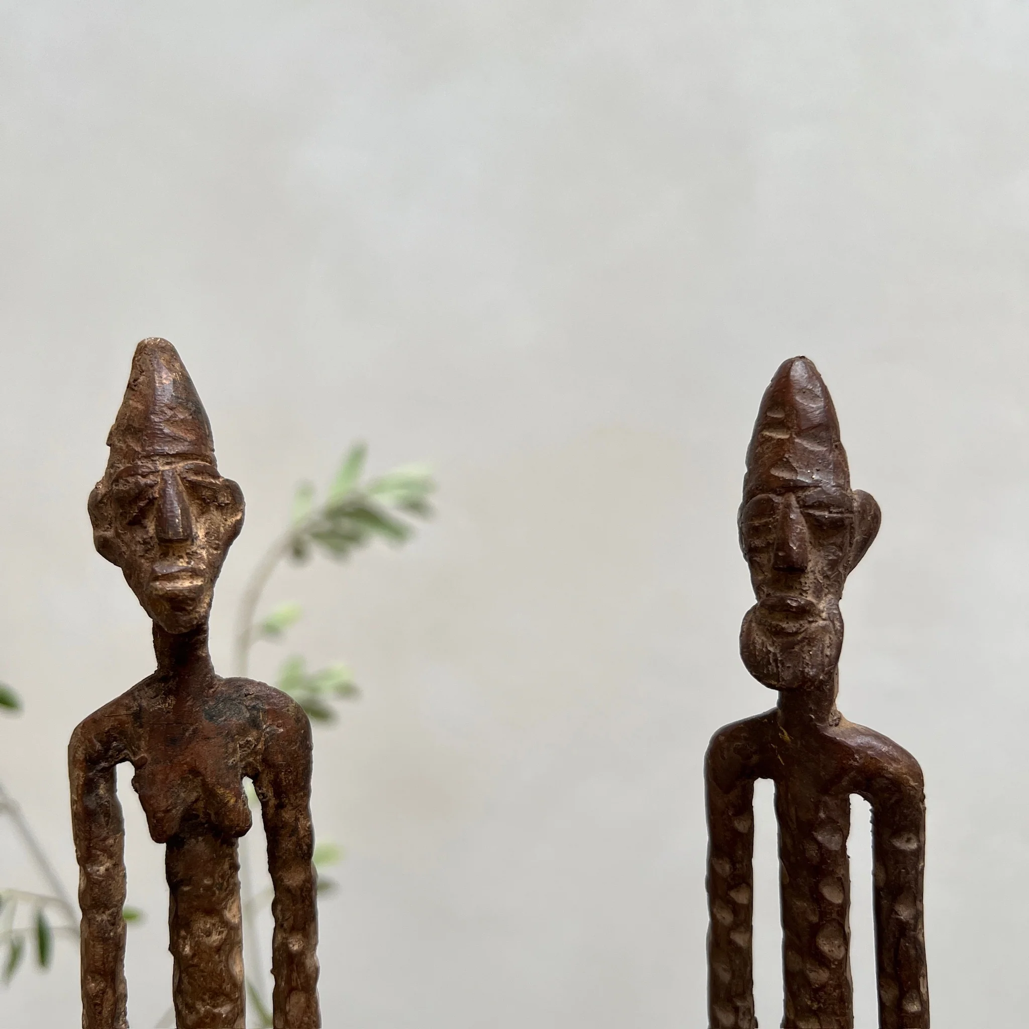 Primitive Antique African Bronze Figure - Image 3