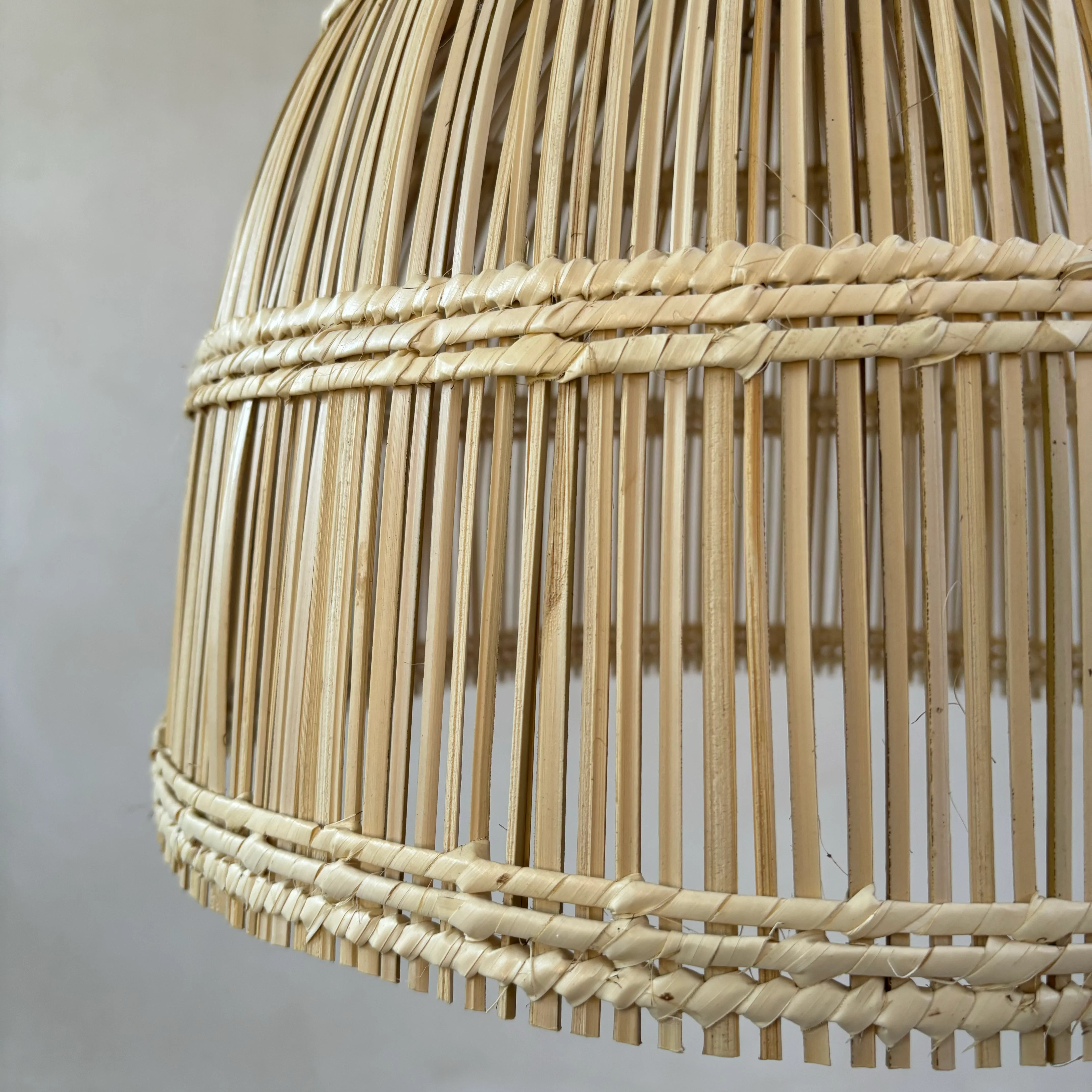 Rattan Ceiling Lampshade - Image 3