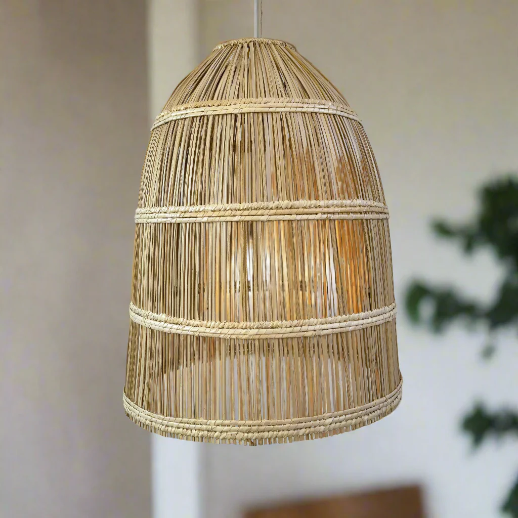 Rattan Ceiling Lampshade - Image 5