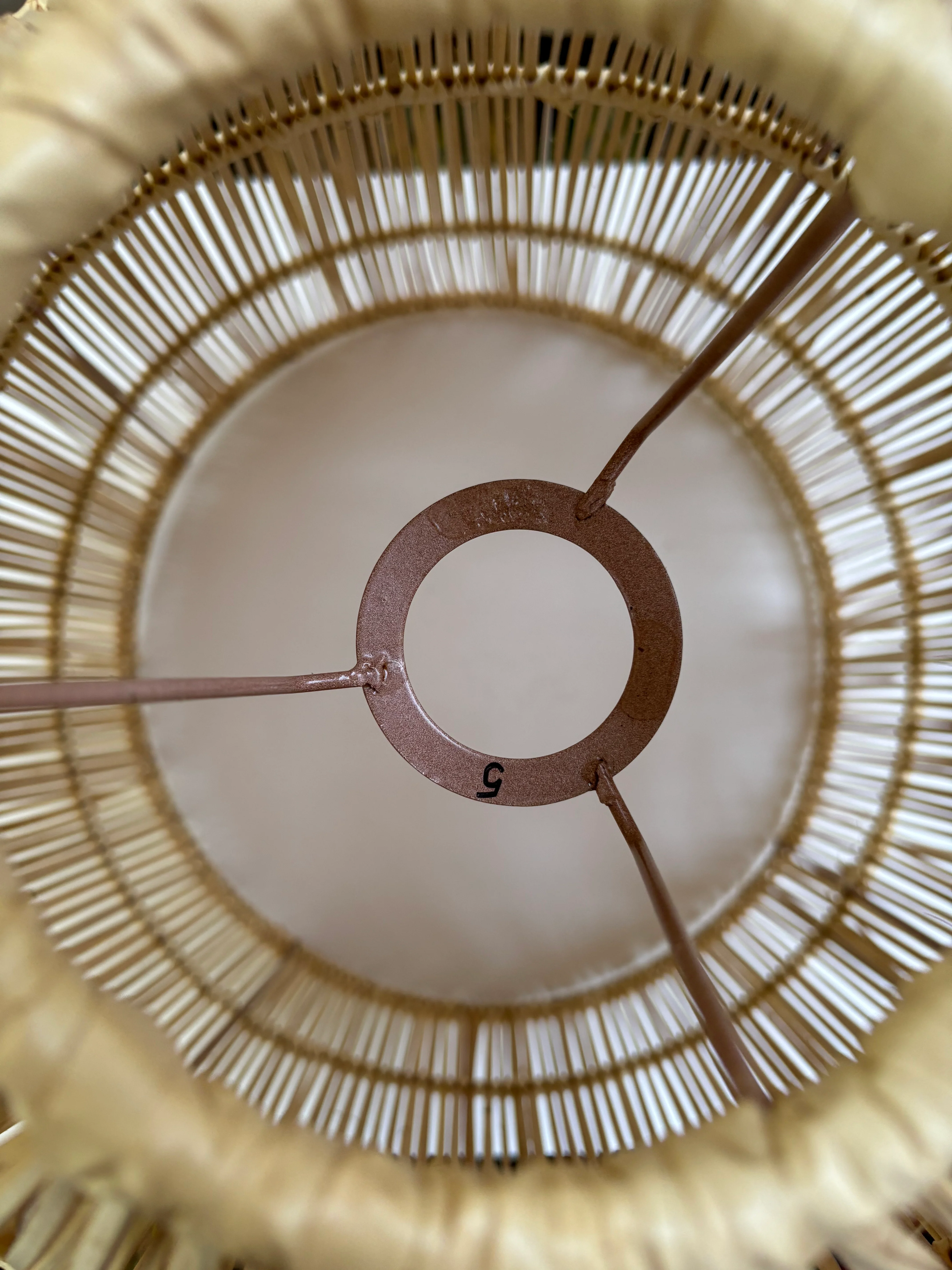 Rattan Ceiling Lampshade - Image 8