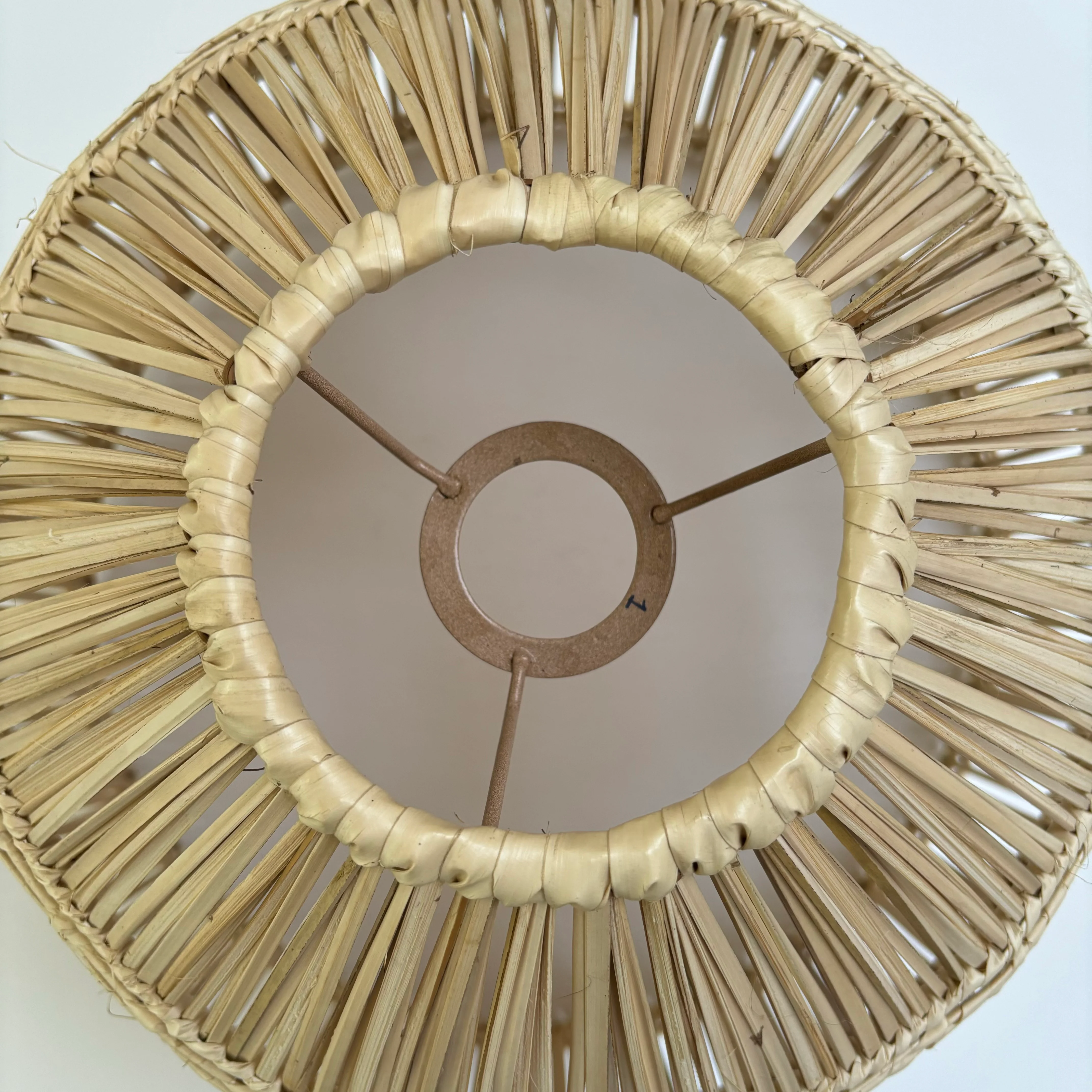 Rattan Ceiling Lampshade - Image 9