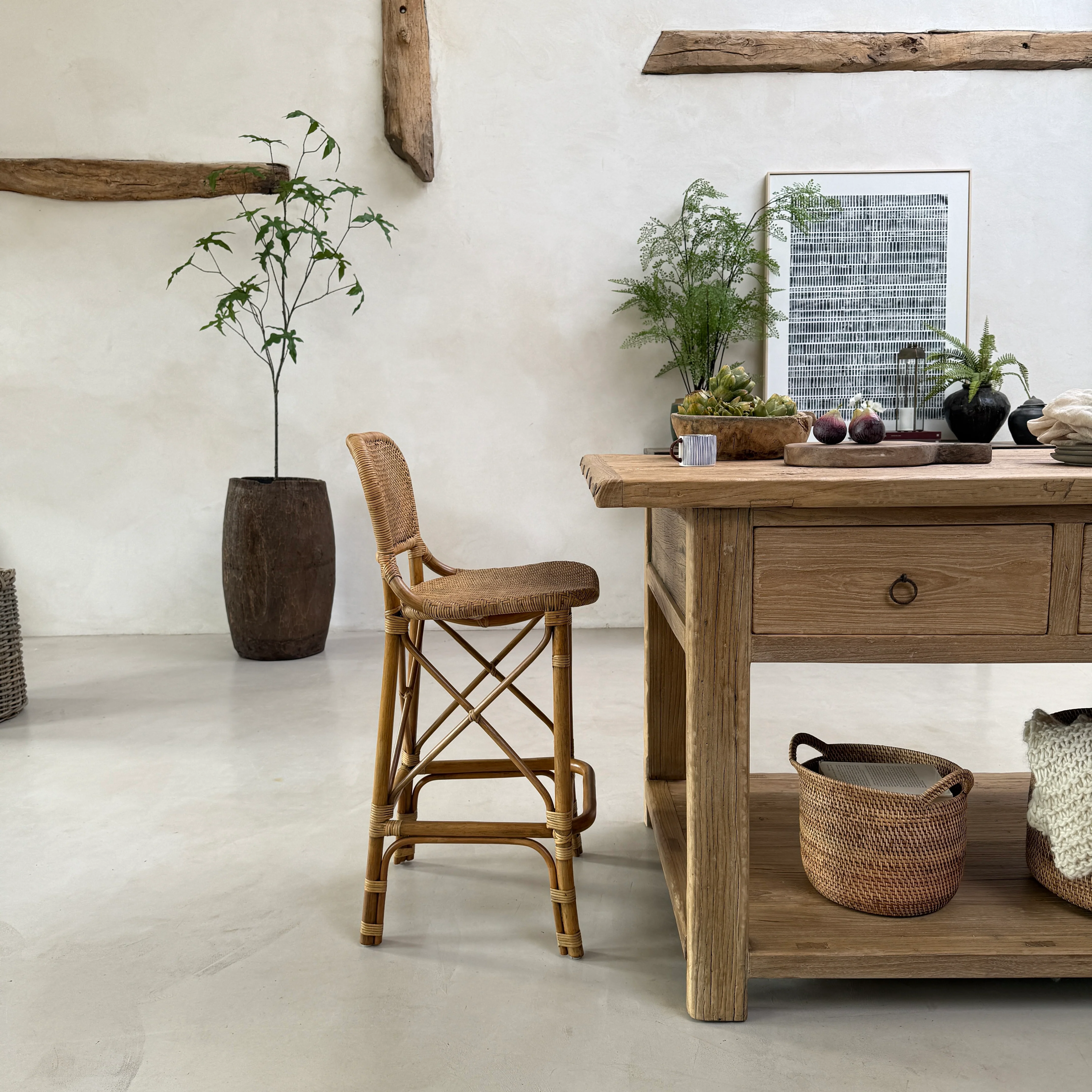 Rattan Bar Stool | Amelie - Image 3