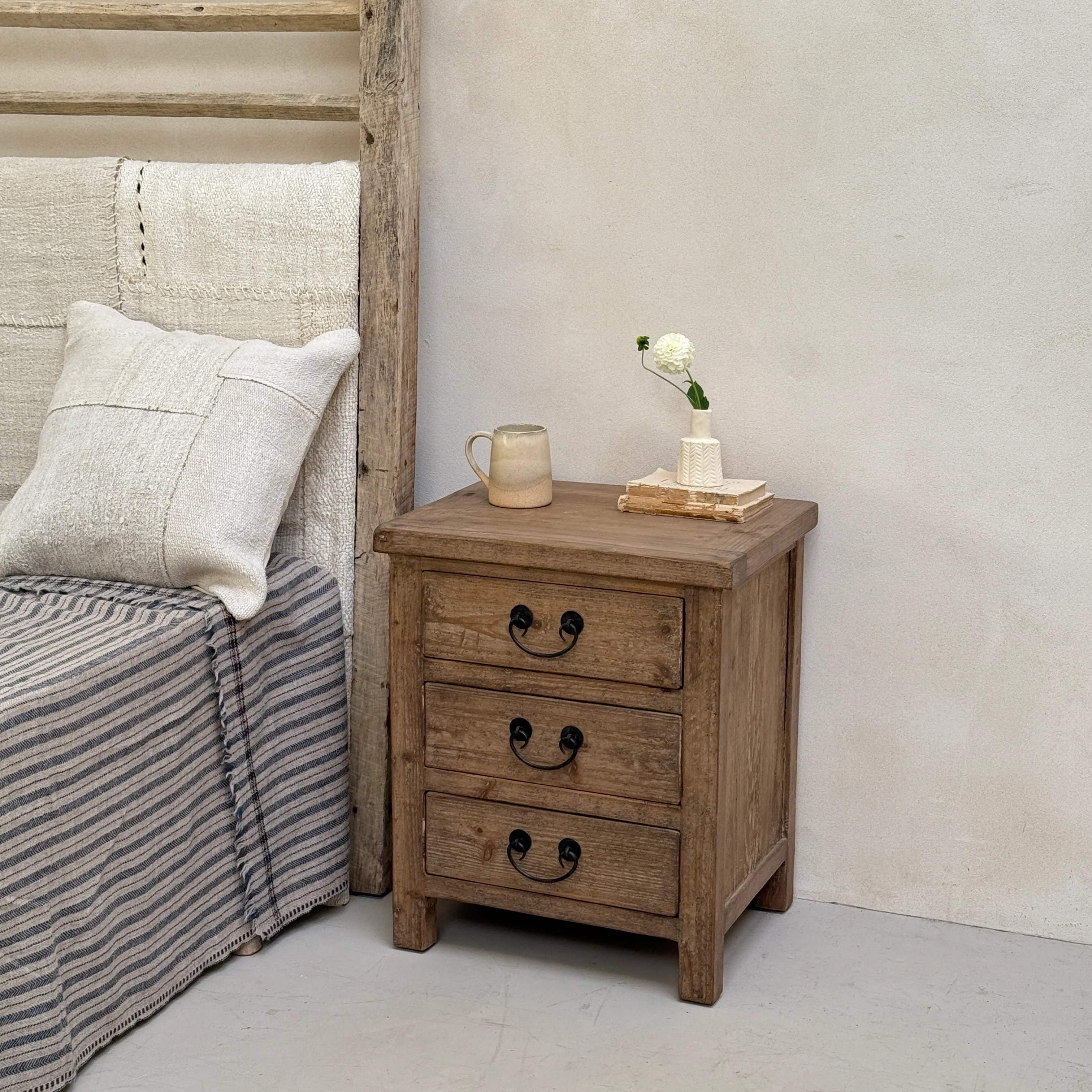 Reclaimed bedside Drawers | Benedict - Image 2