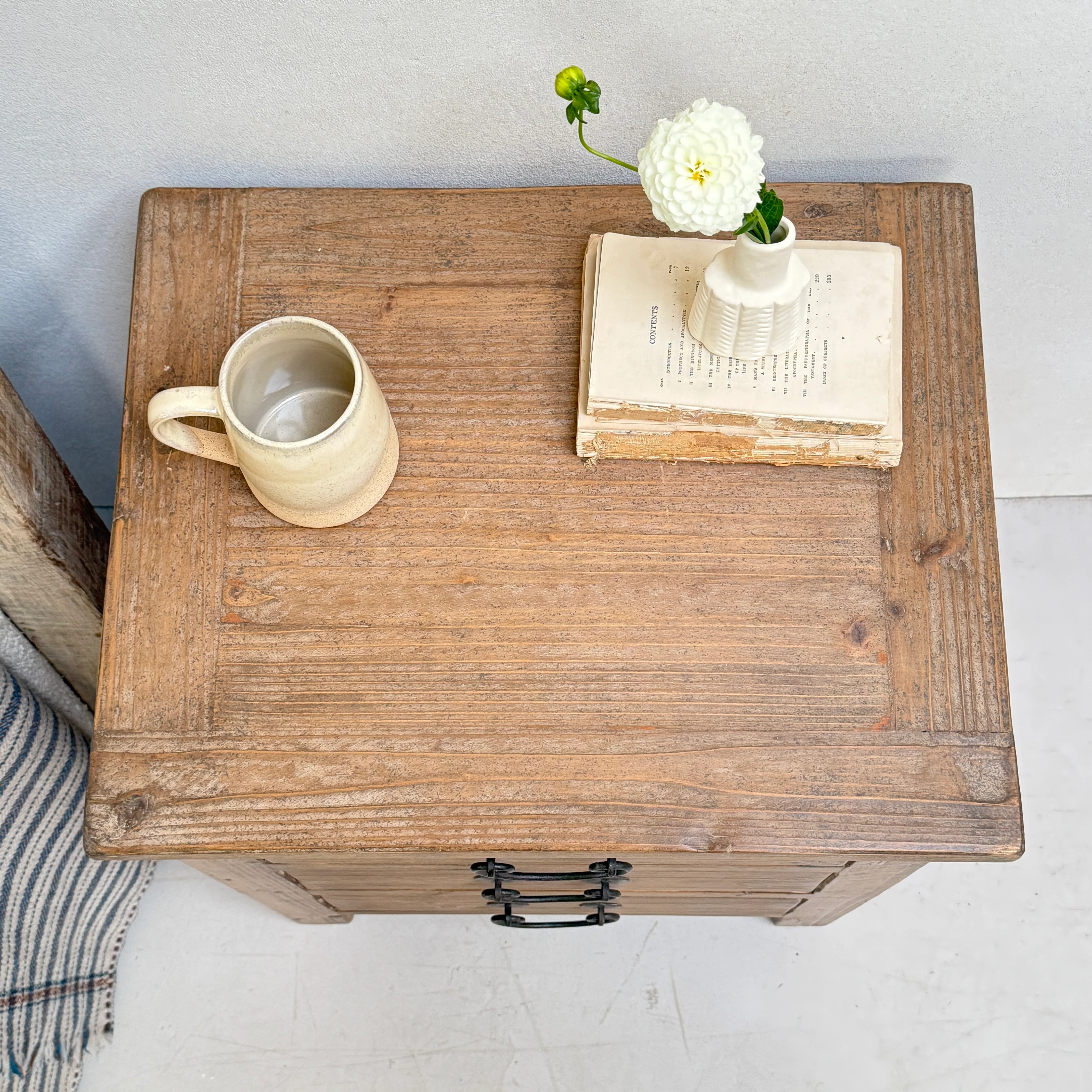 Reclaimed bedside Drawers | Benedict - Image 5