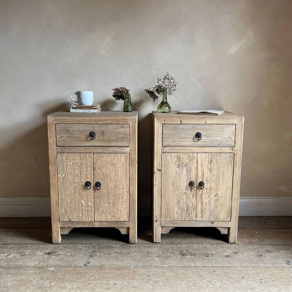 Reclaimed bedside table Parker - Image 10