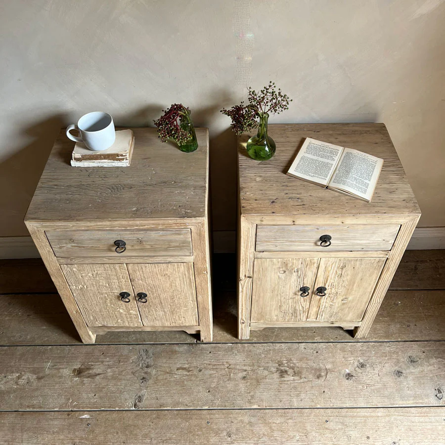Reclaimed bedside table Parker - Image 7