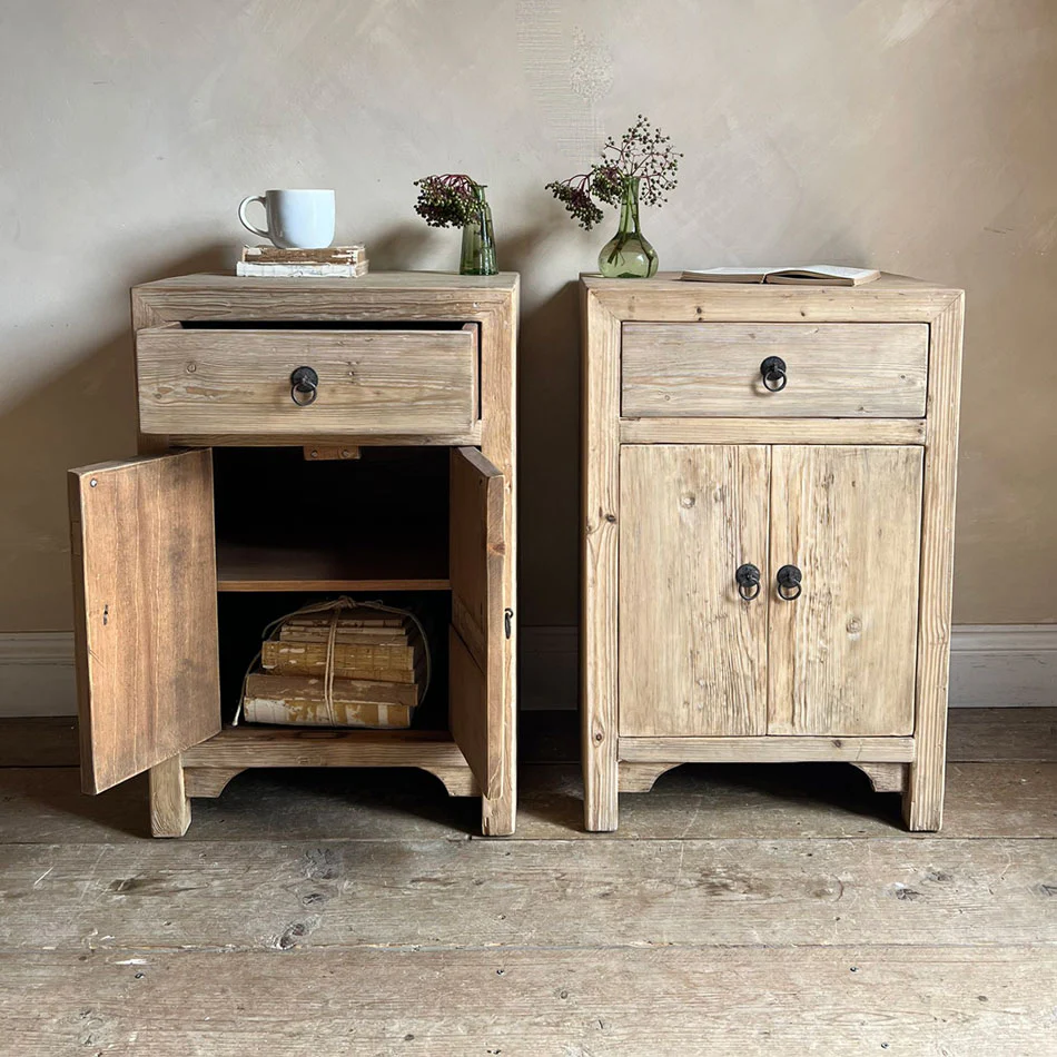 Reclaimed bedside table Parker - Image 8