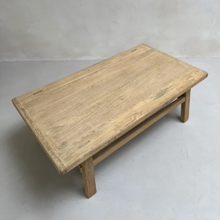 Reclaimed coffee table pale wood | Cotswolds - Image 5