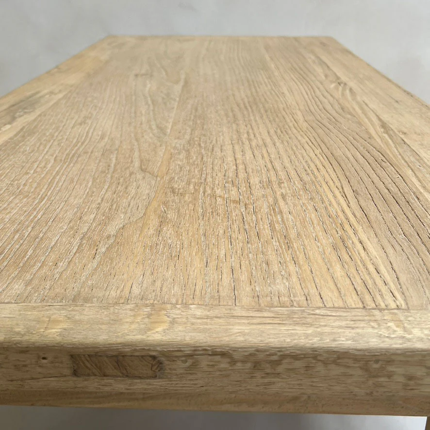 Reclaimed coffee table pale wood | Cotswolds - Image 6