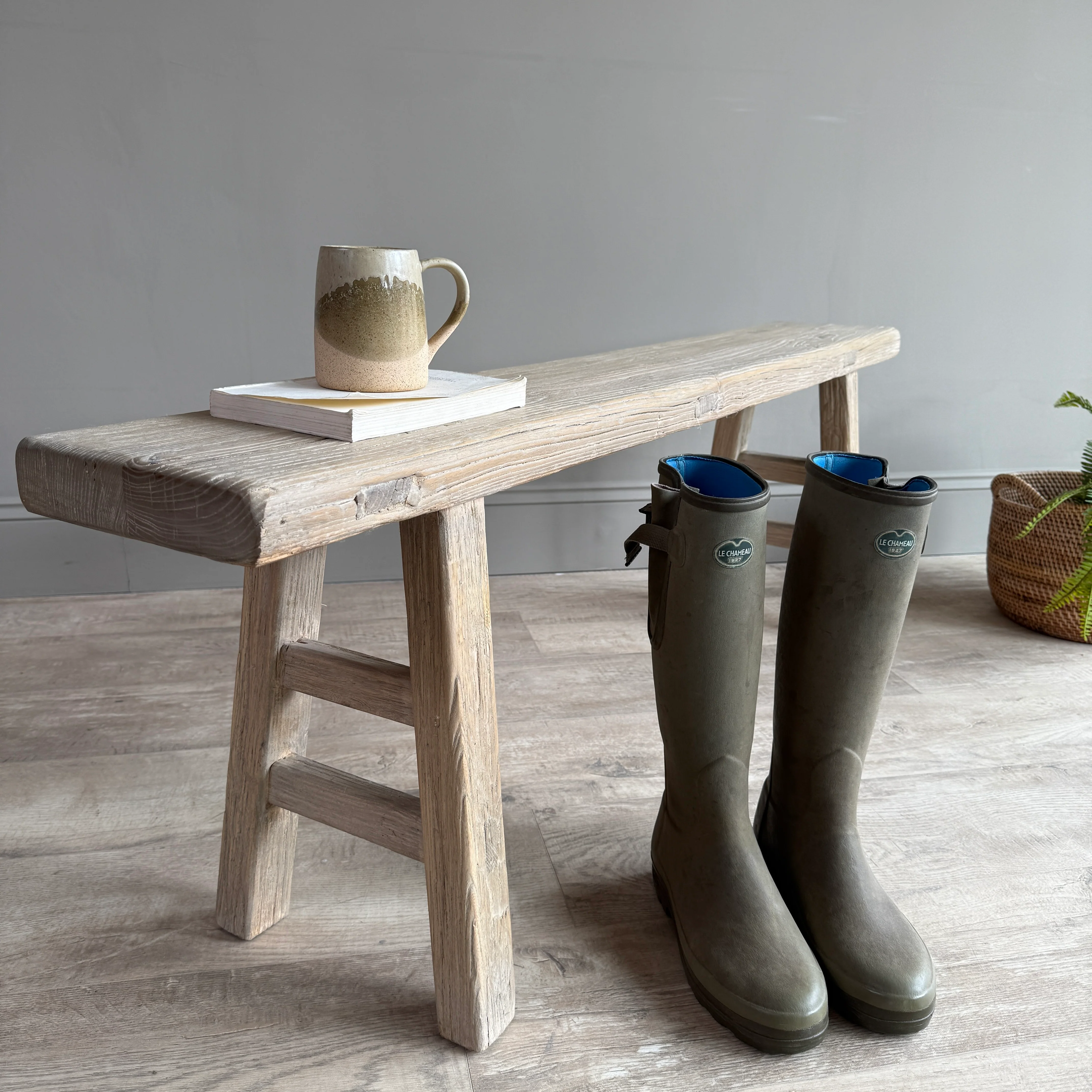 Reclaimed rustic Bench | Greenwich - Image 10